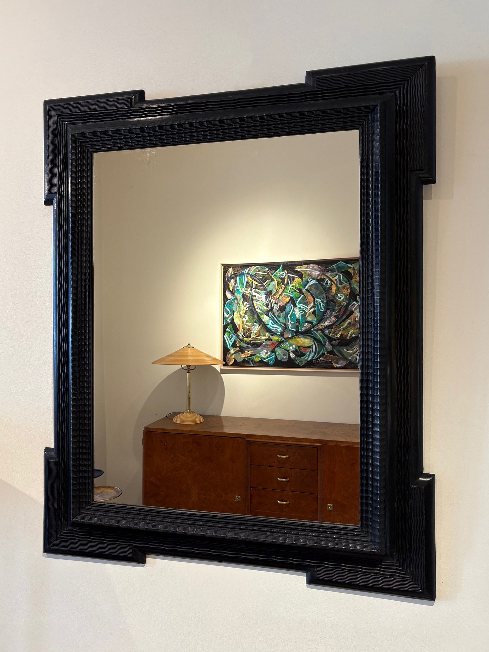 Flemish Style Ripple Frame Mirror