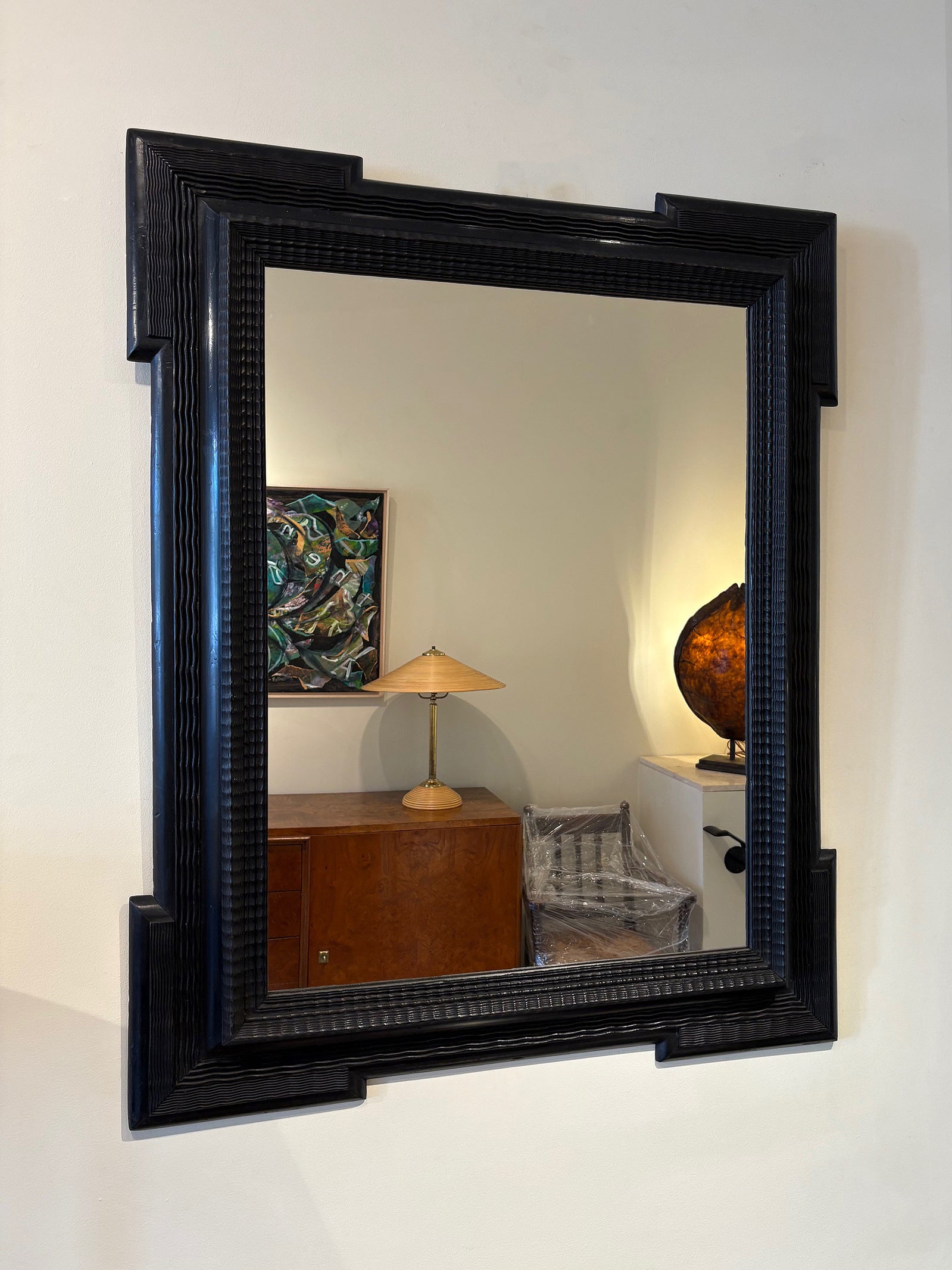 Flemish Style Ripple Frame Mirror