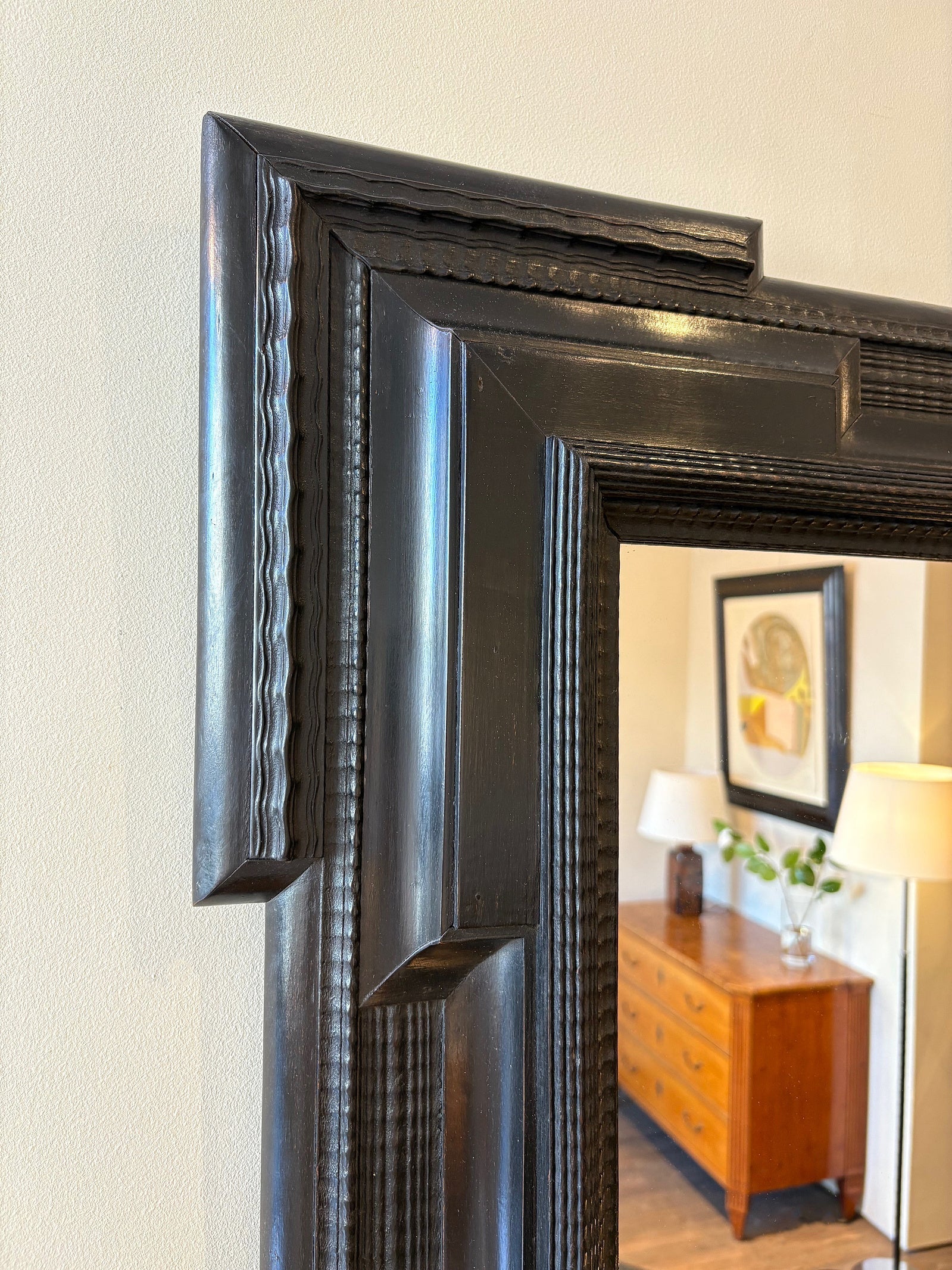 Flemish Style Ripple Frame Mirror