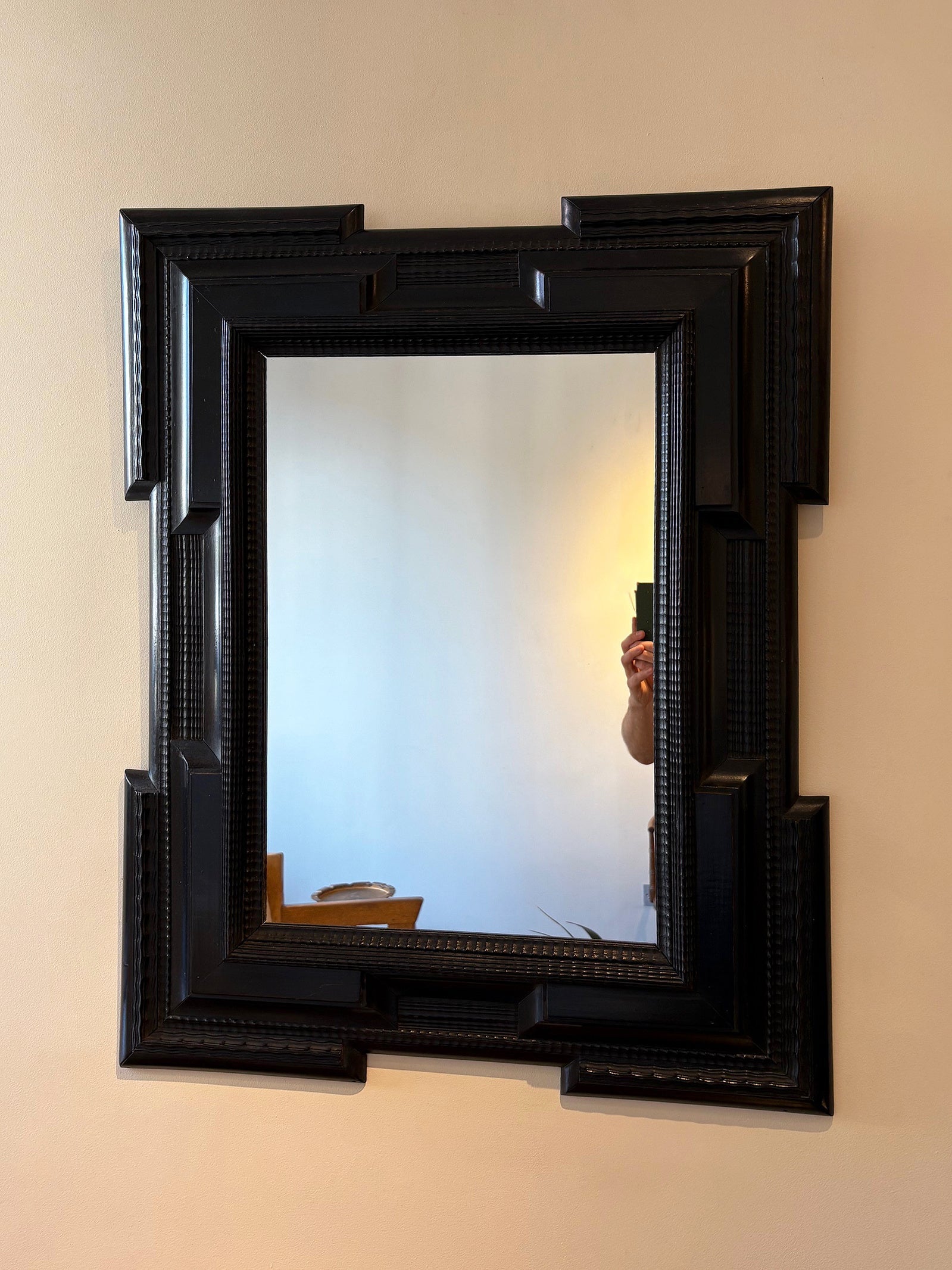 Flemish Style Ripple Frame Mirror