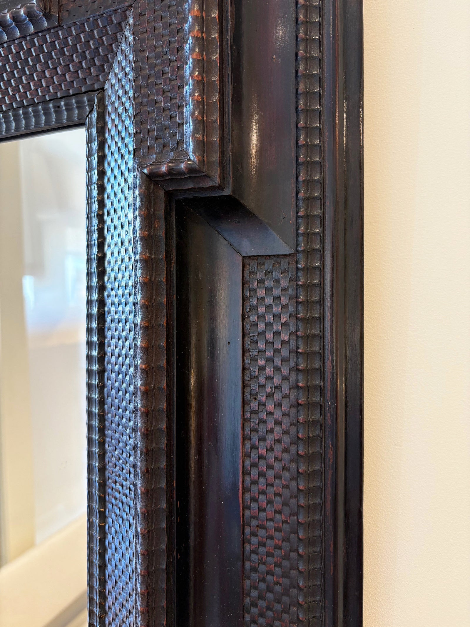 Flemish Style Ripple Frame Mirror
