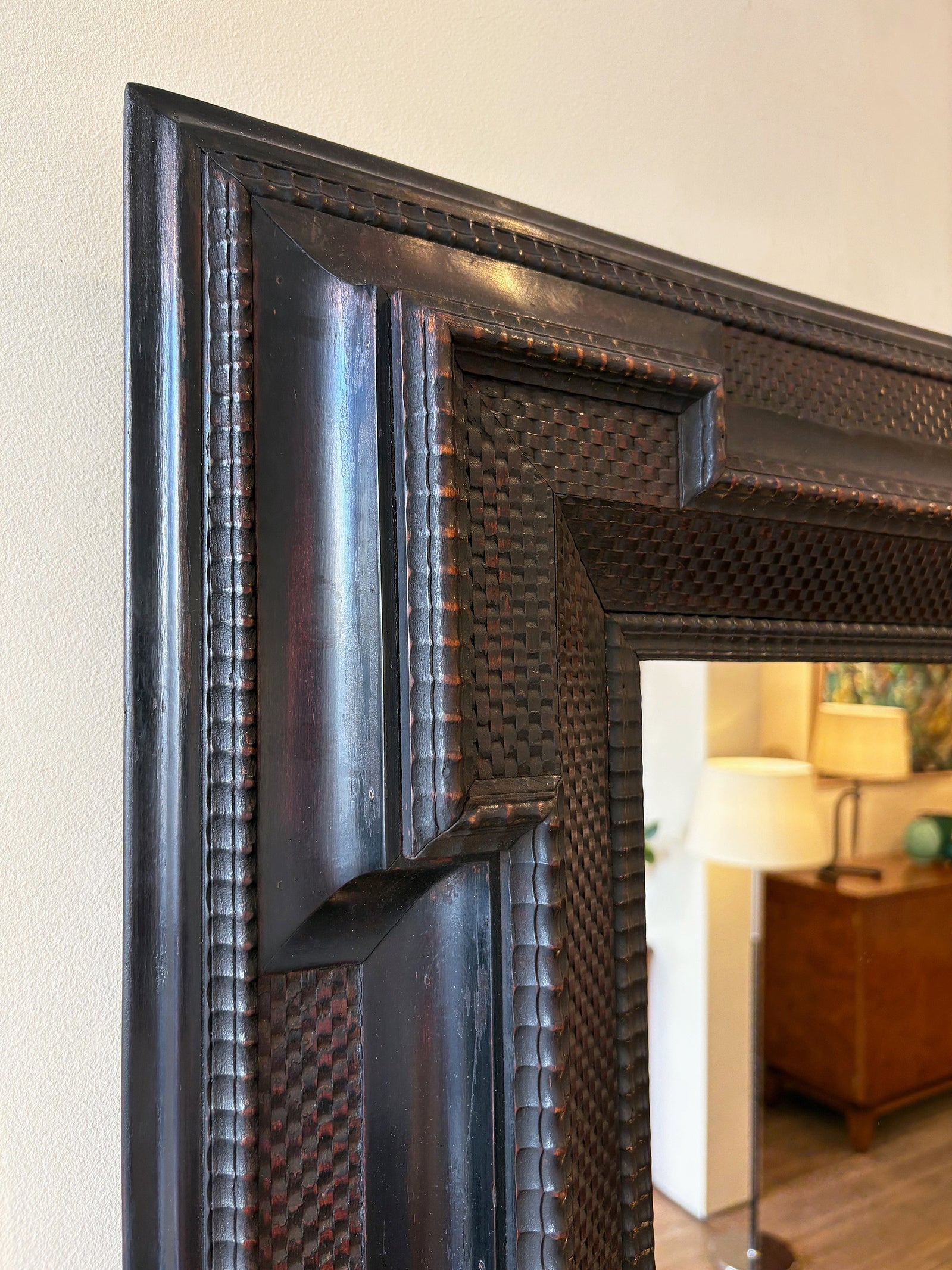 Flemish Style Ripple Frame Mirror