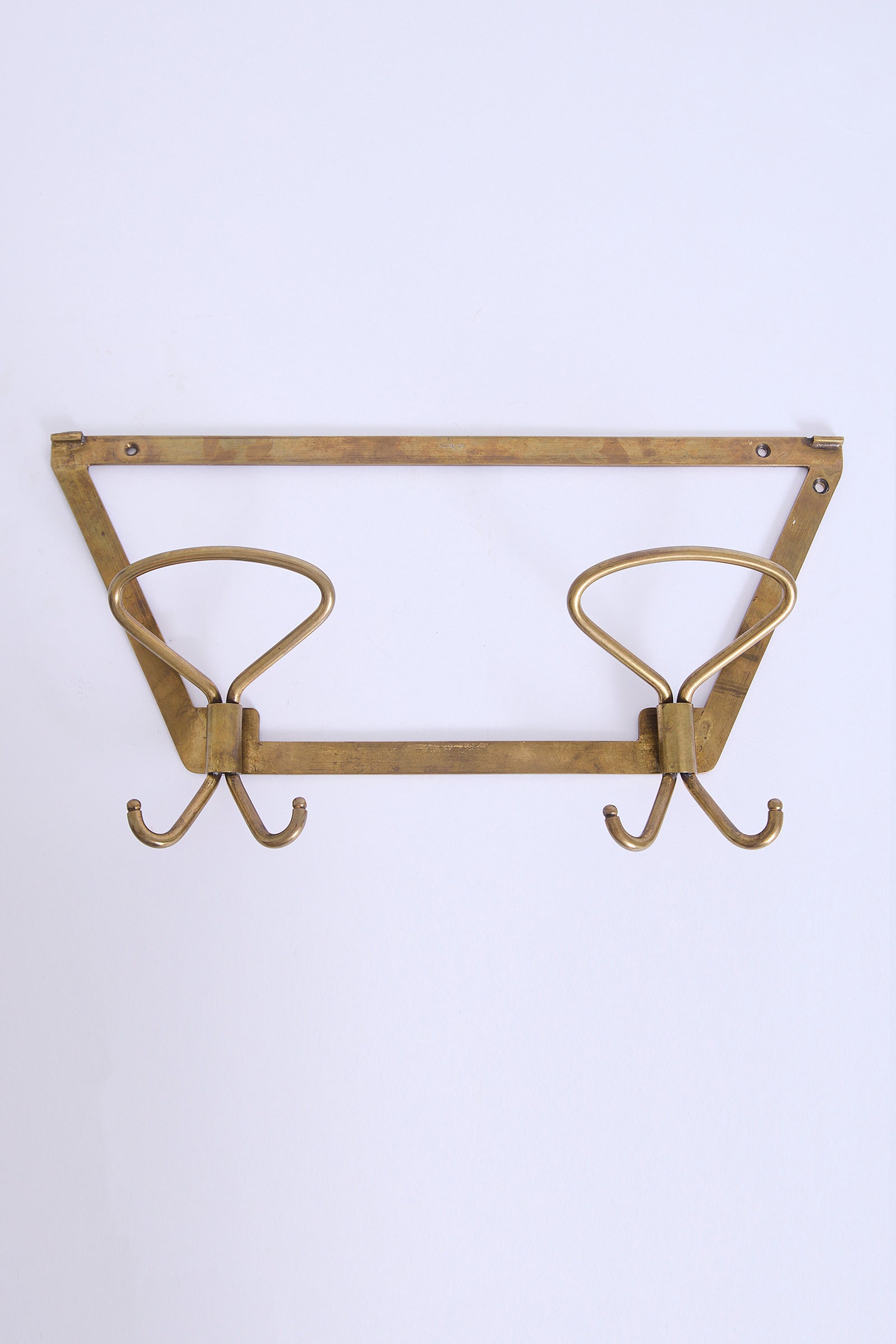 9767- Brass Coat Hanger