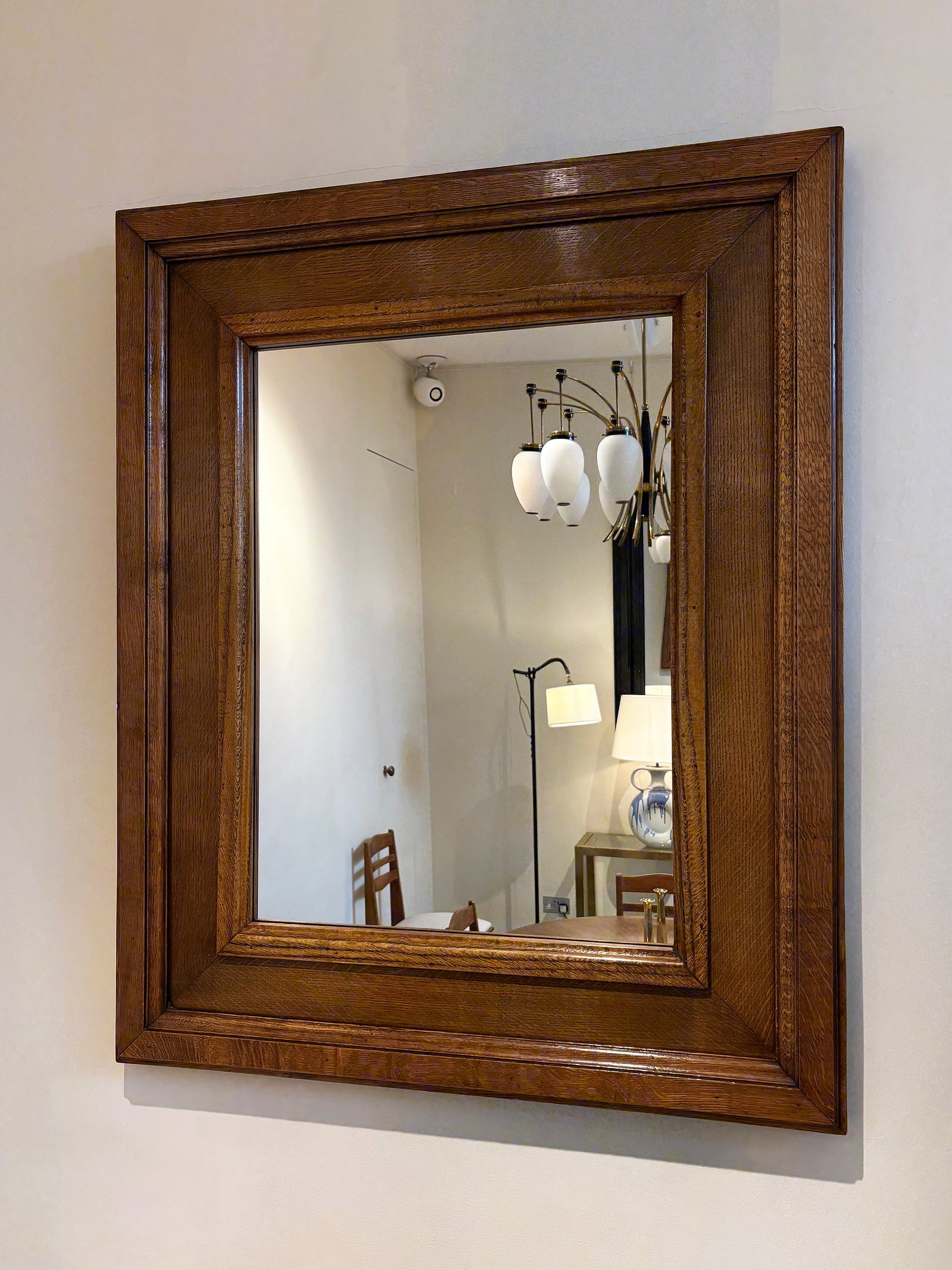 1940s Oak Mirror