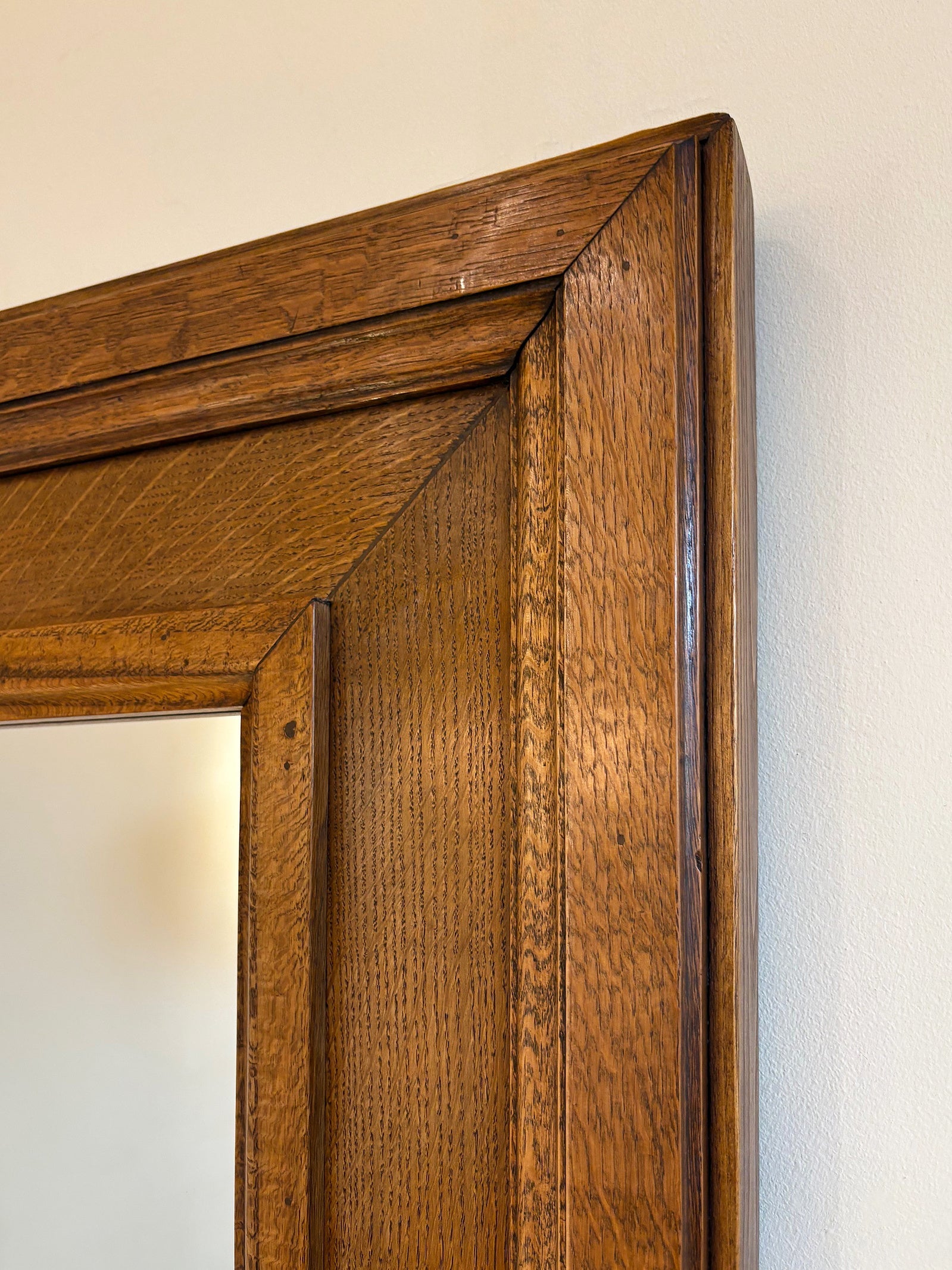 1940s Oak Mirror