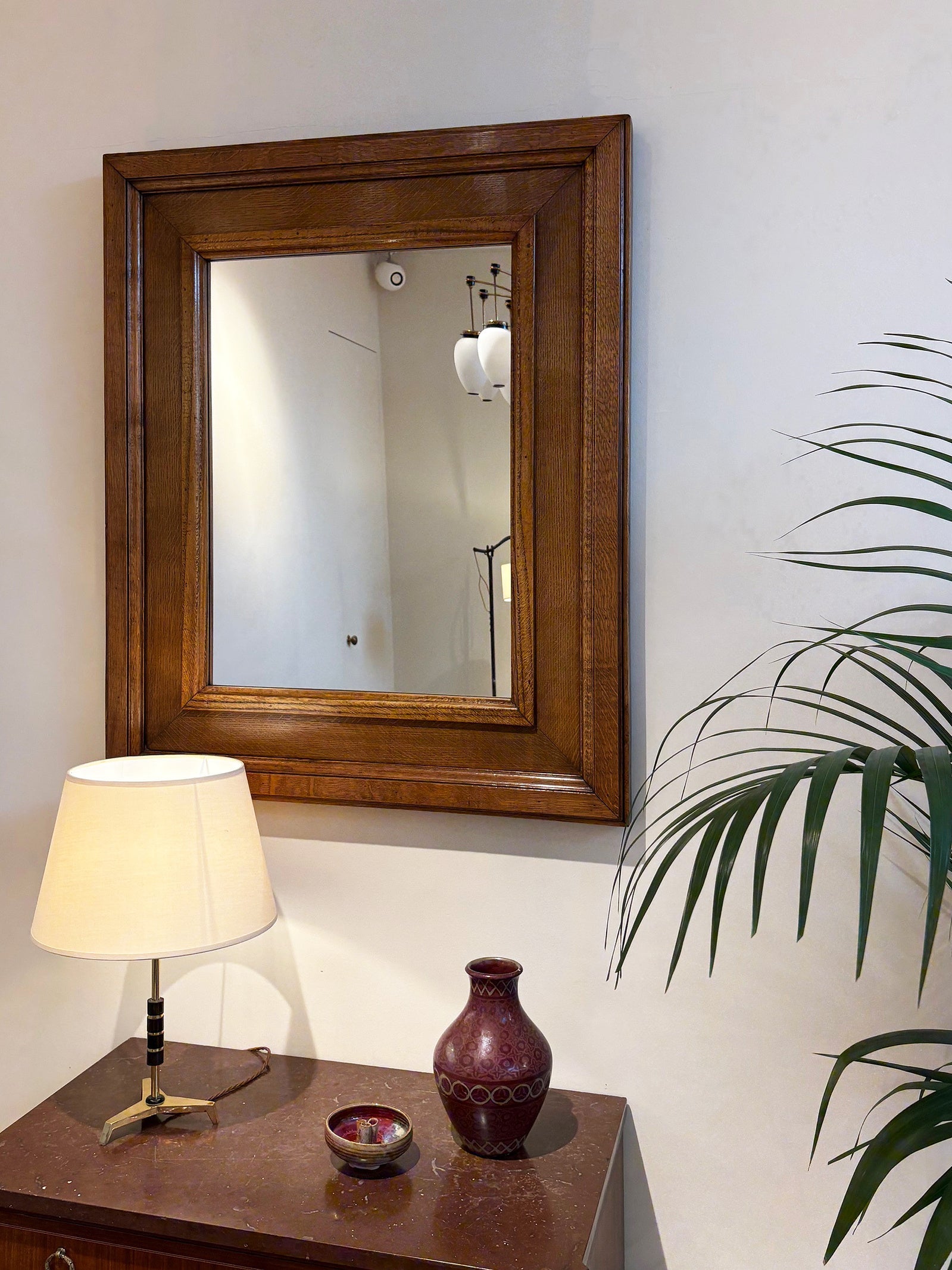 1940s Oak Mirror
