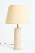 9772- Travertine Table Lamp