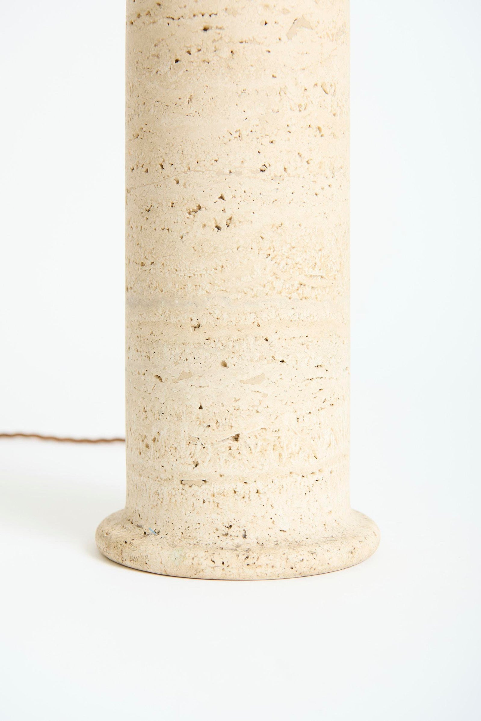 Travertine Table Lamp