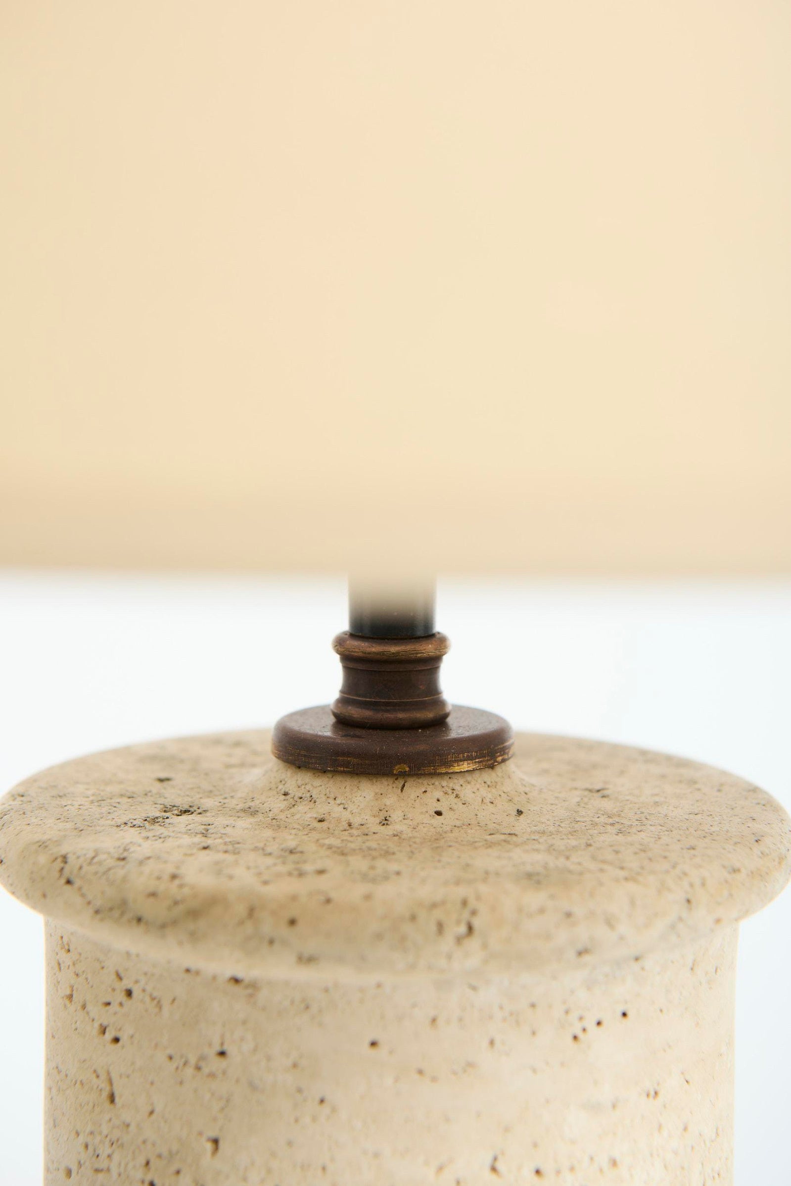 Travertine Table Lamp