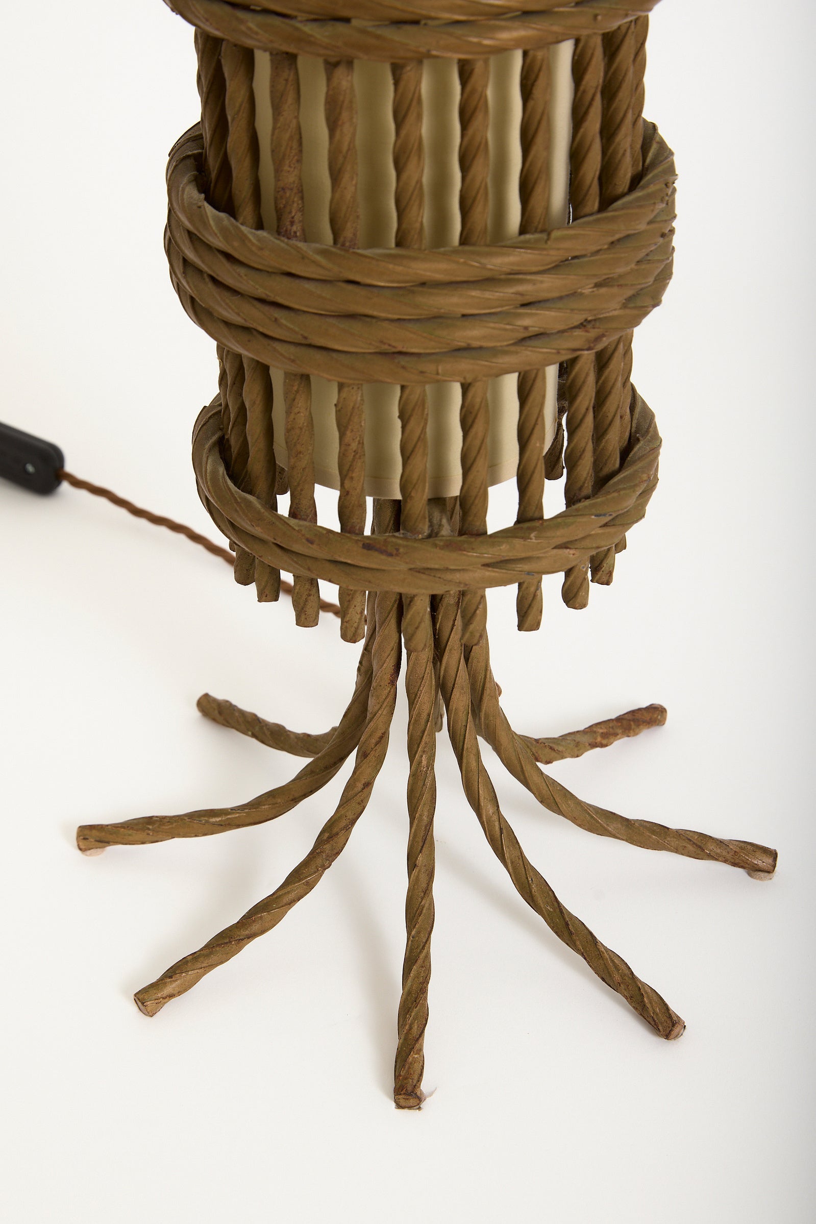 Pair of Iron Table Lamps