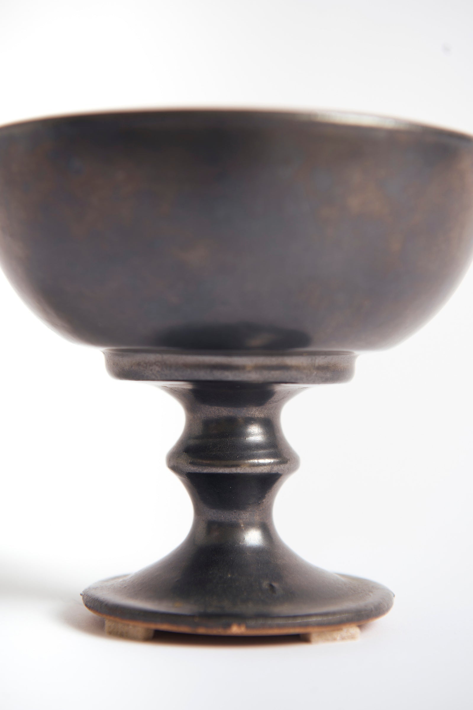 Black Ceramic Bowl by Jean Marais