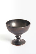 9813- Black Ceramic Bowl by Jean Marais
