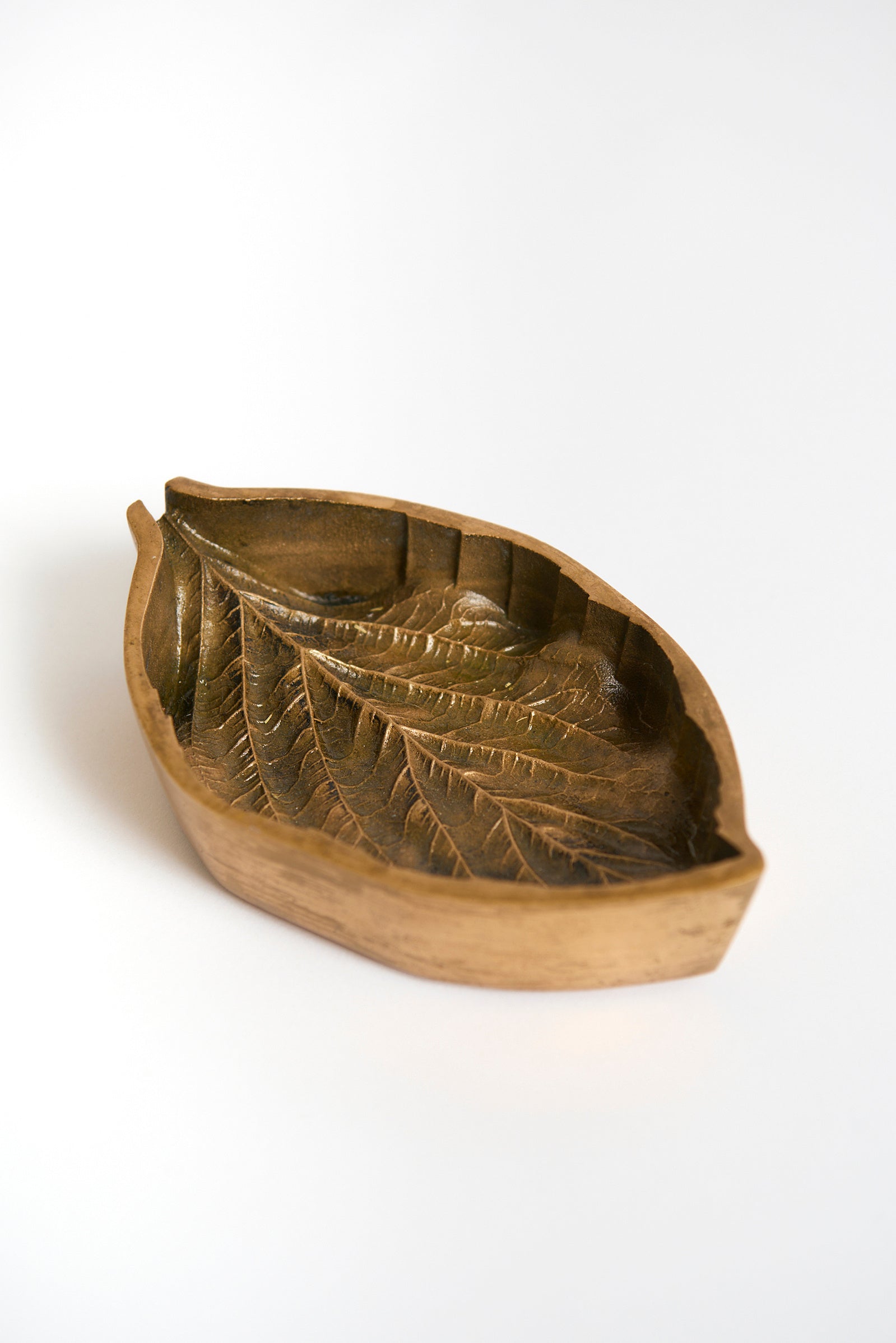 Bronze Leaf Bowl by Monique Gerber