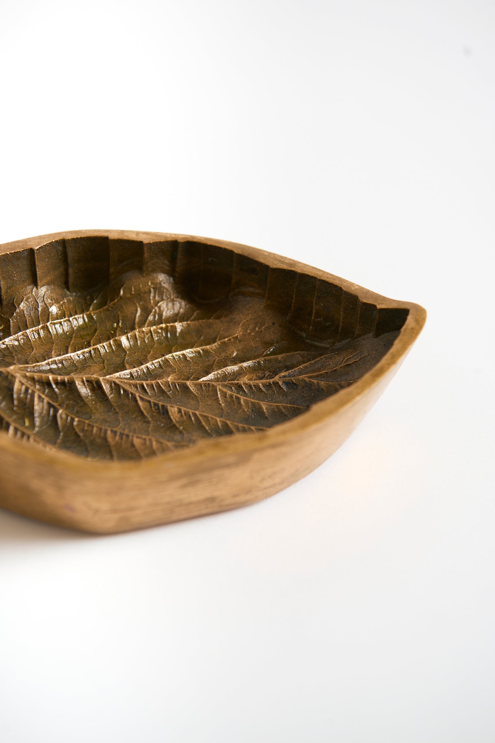Bronze Leaf Bowl by Monique Gerber