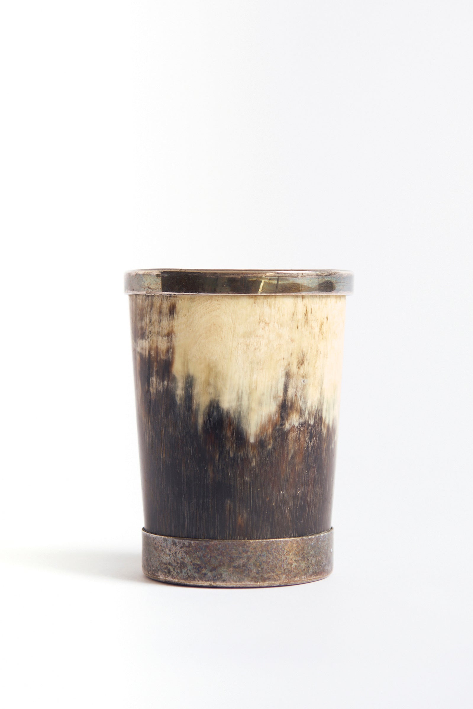 Silver Mounted Horn Cup