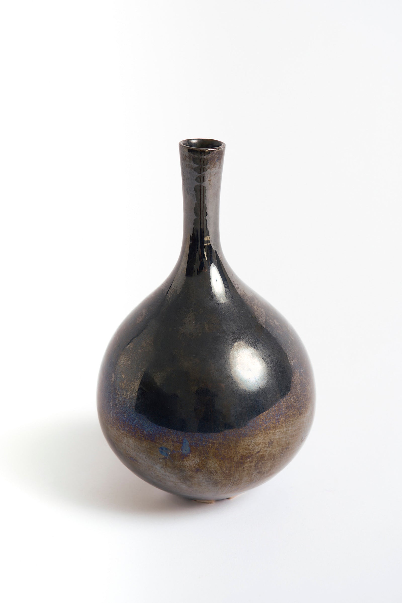 9826- Black Ceramic Vase