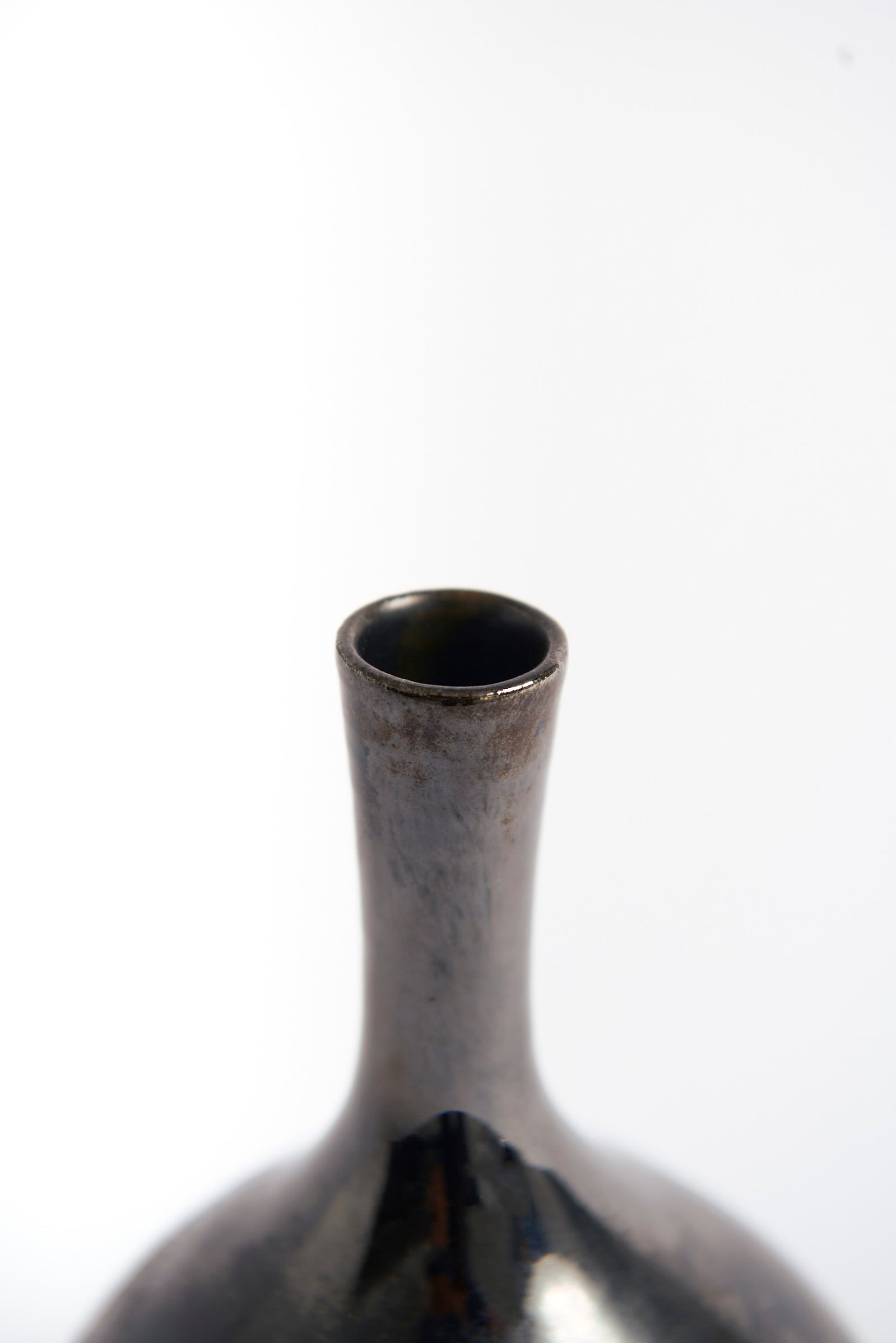 Black Ceramic Vase