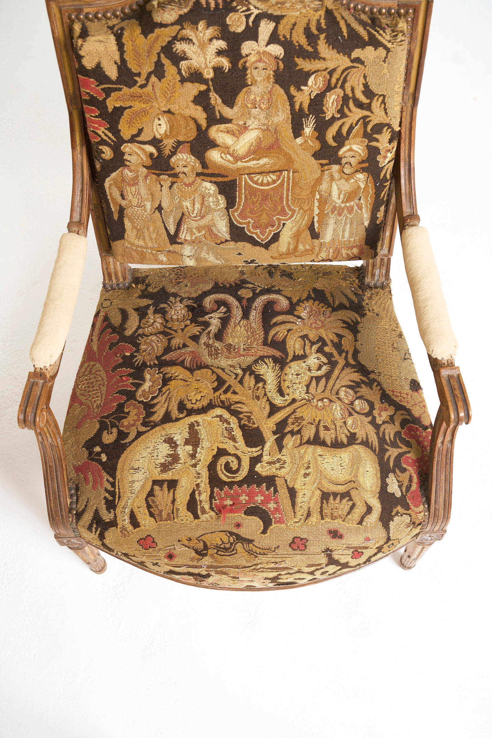 Pair of Louis XVI Style Armchairs