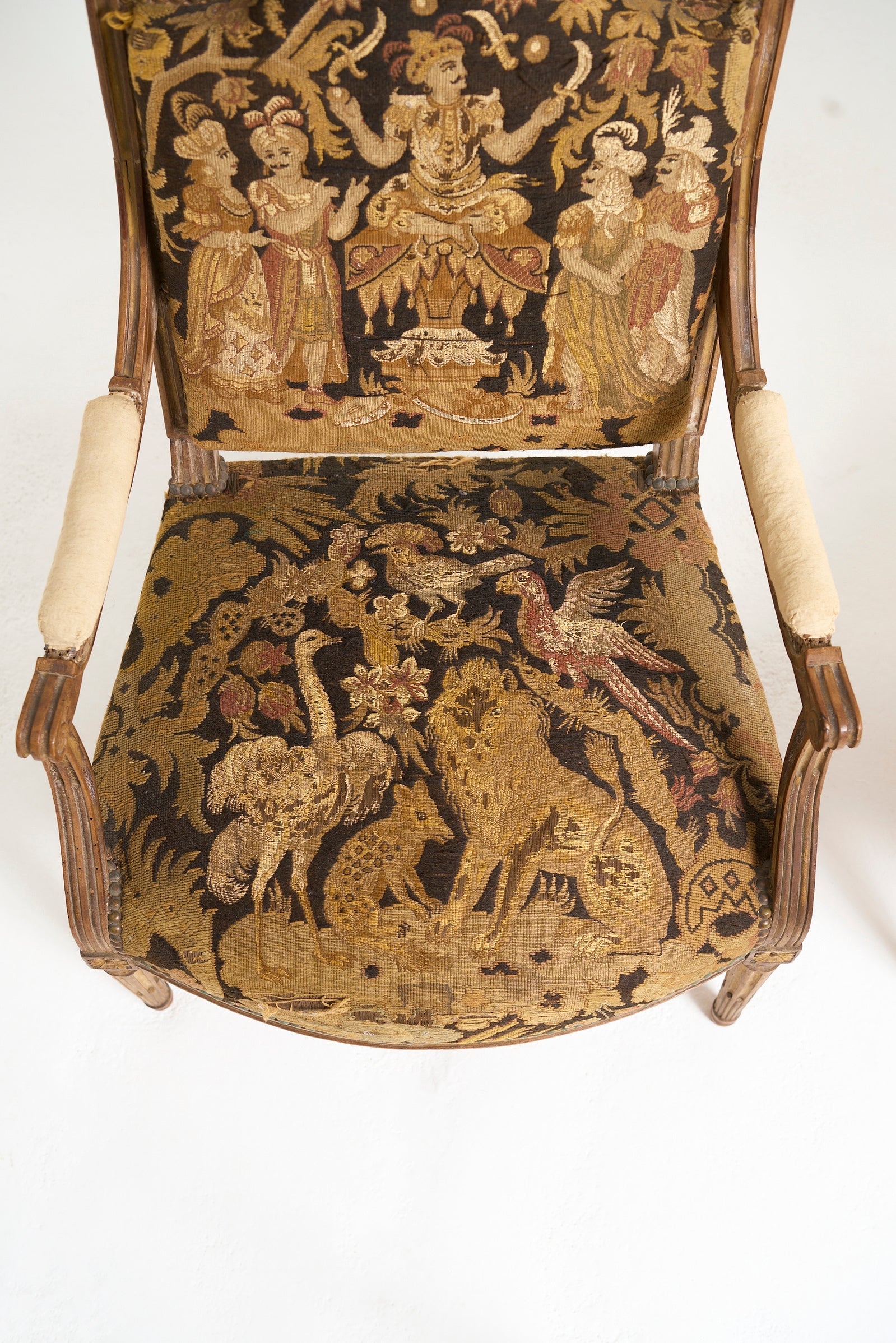 Pair of Louis XVI Style Armchairs