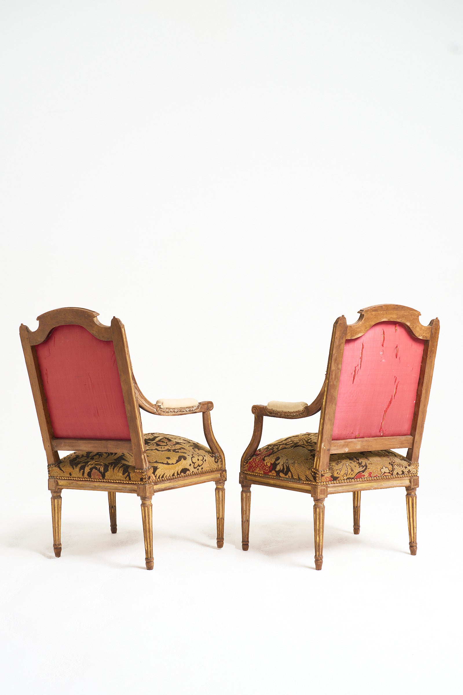 Pair of Louis XVI Style Armchairs