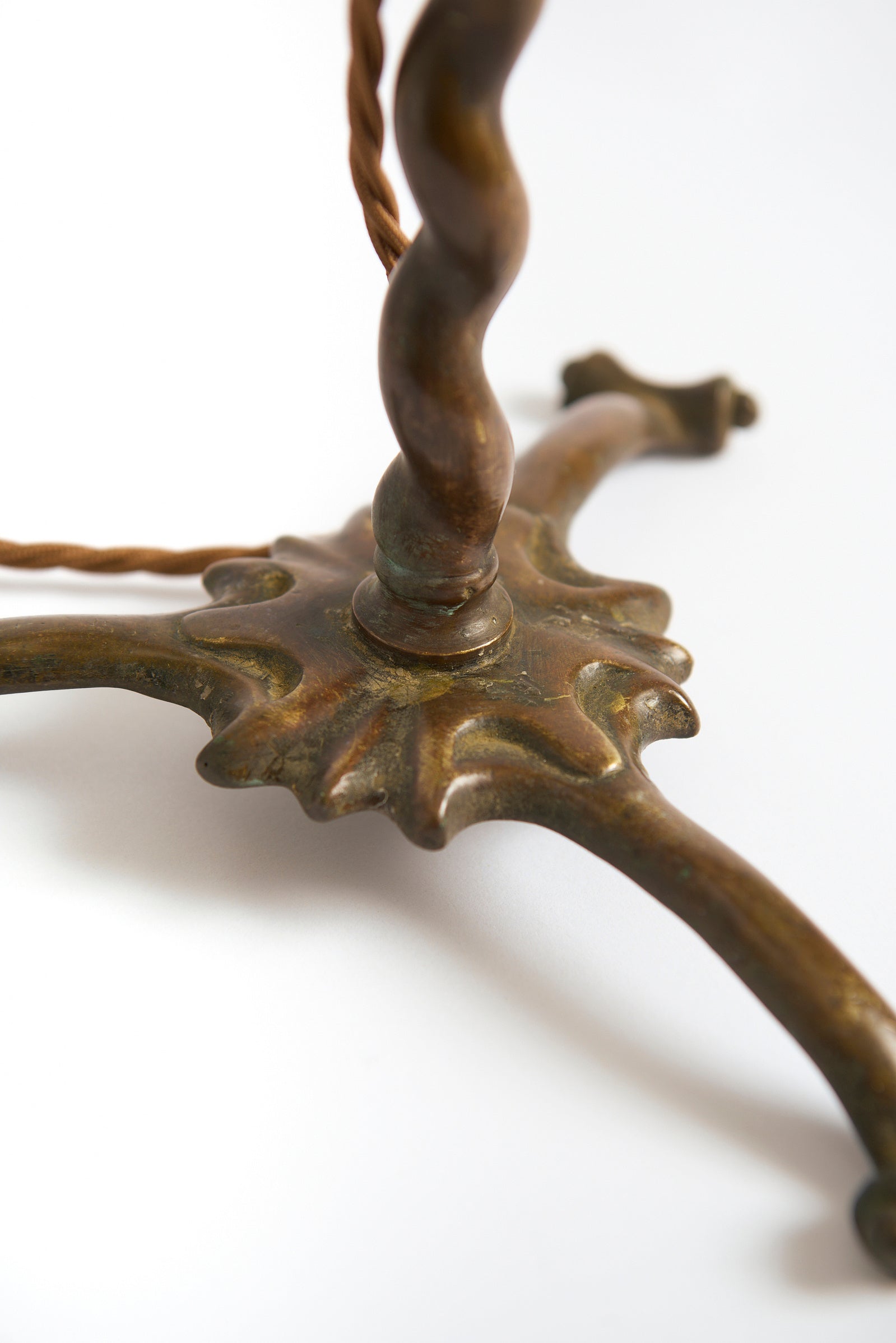17th Century Bronze Table Lamp