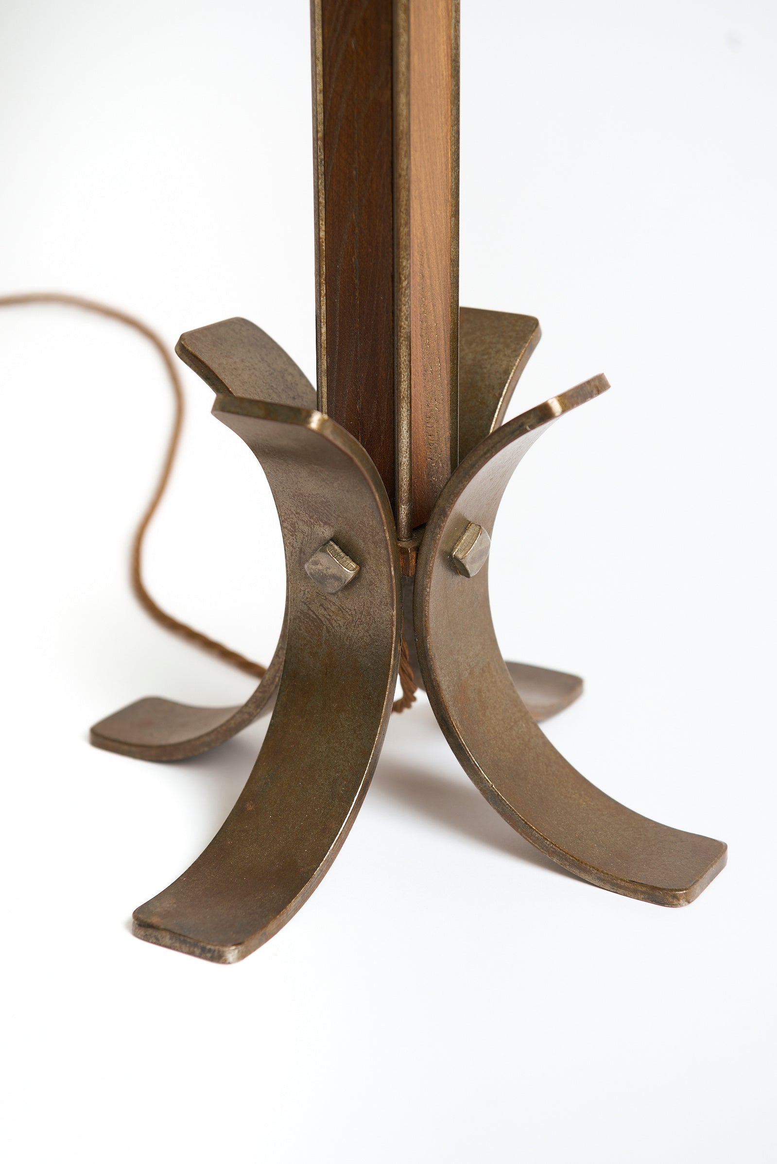 Mid-Century Iron Table Lamp