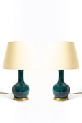 9859- Pair of Ceramic Table Lamps by Théodore Deck (1823-1891)