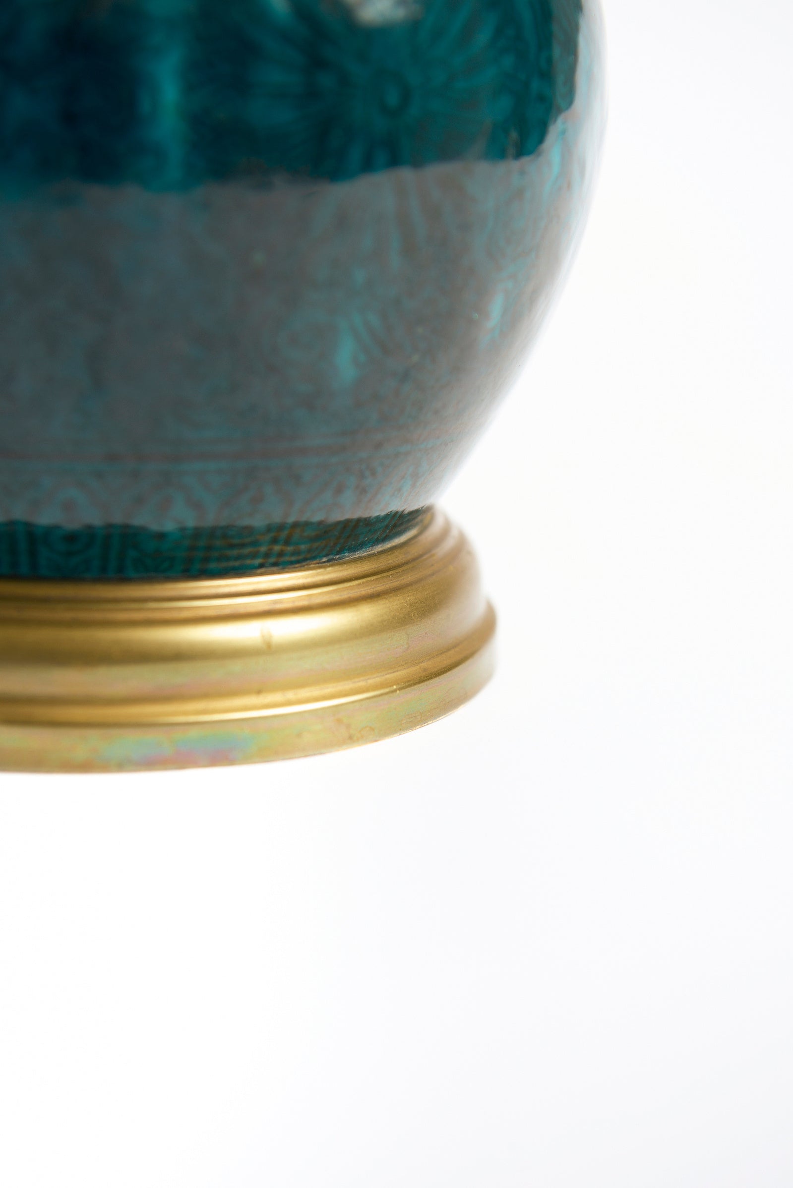 Pair of Ceramic Table Lamps by Théodore Deck (1823-1891)