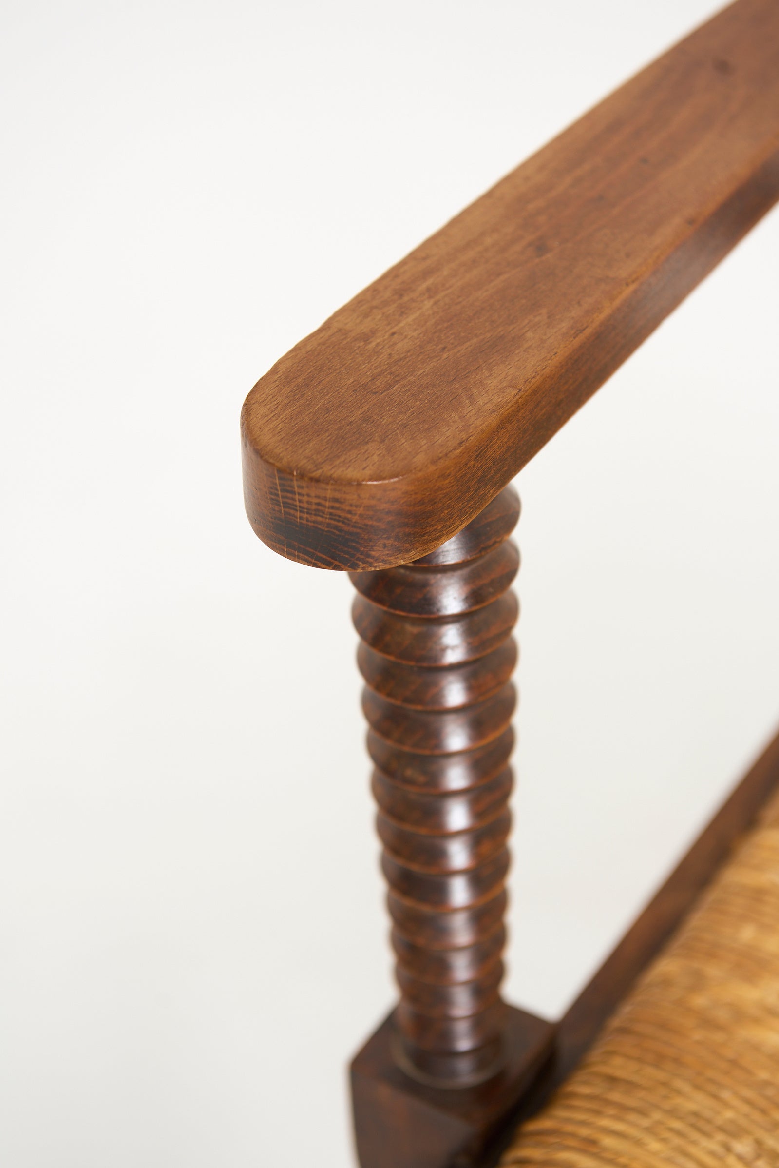 Pair of Rush Armchairs