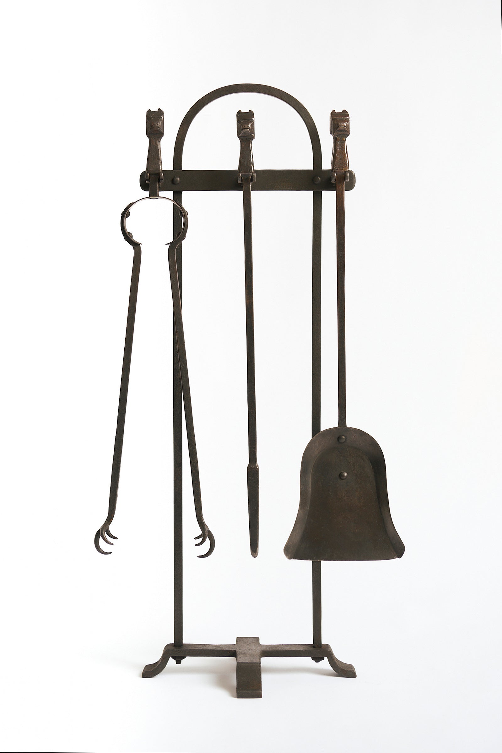 9871- Set of Iron Fire Tools
