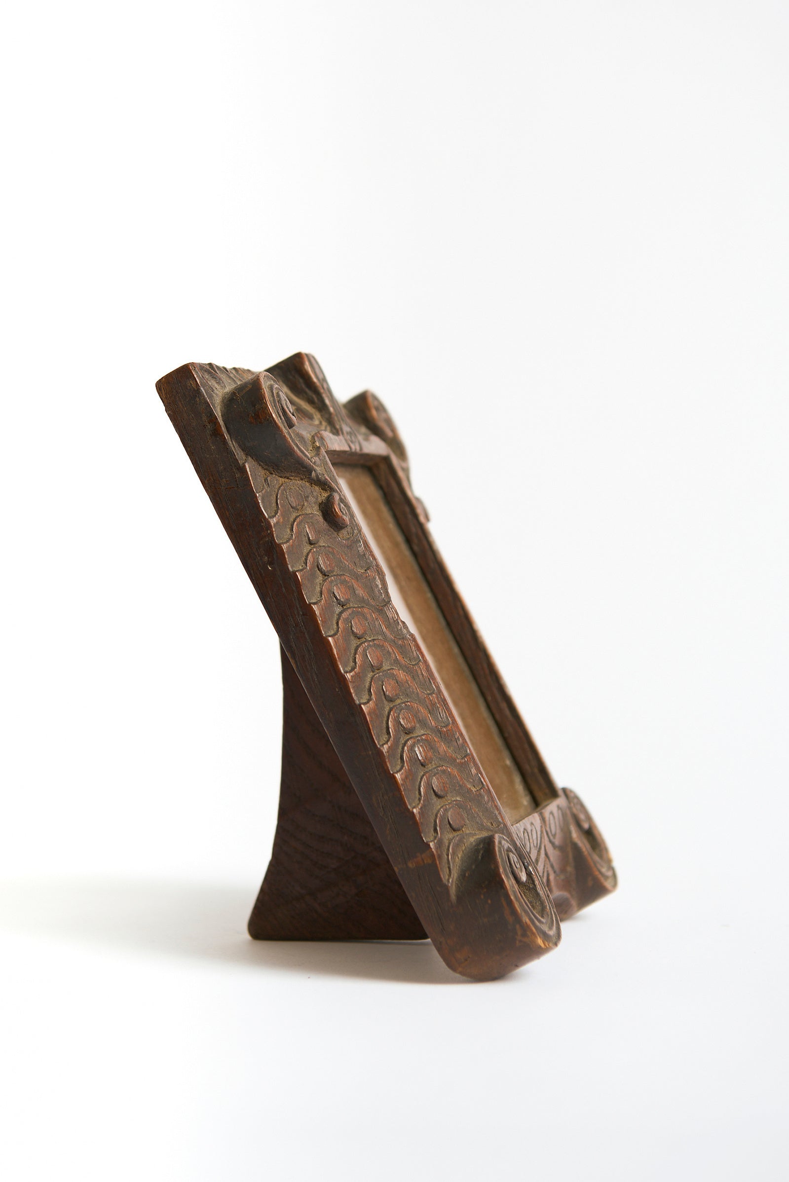 Carved Oak Photo Frame