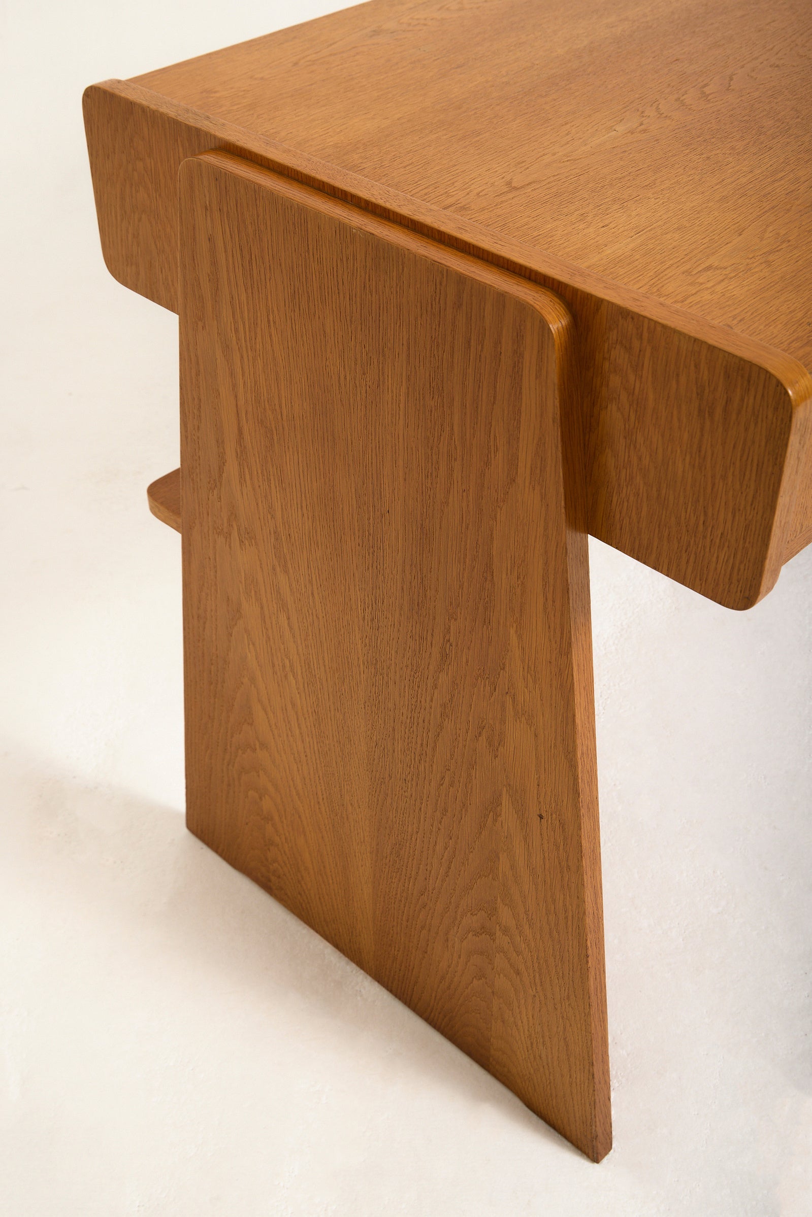 Mid-Century Modern Oak Desk