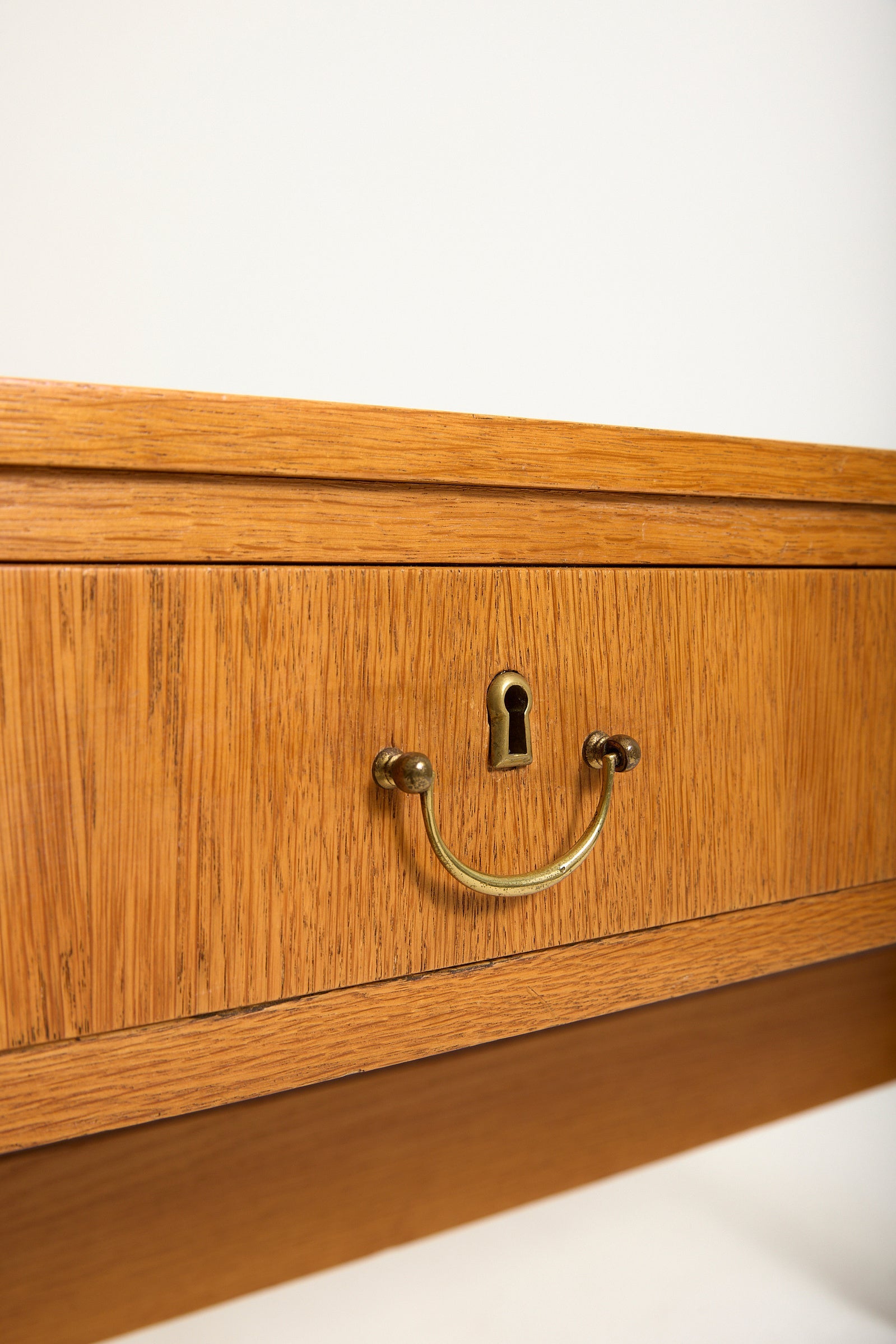 Mid-Century Modern Oak Desk