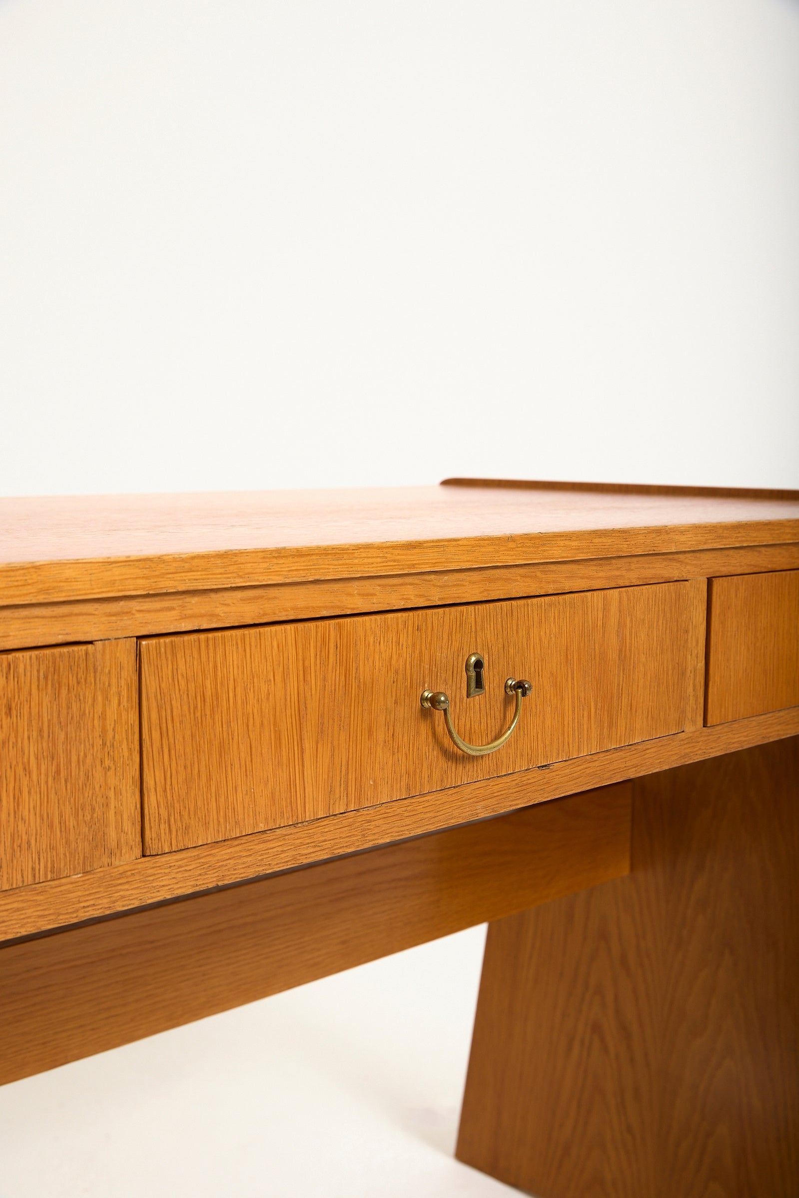 Mid-Century Modern Oak Desk