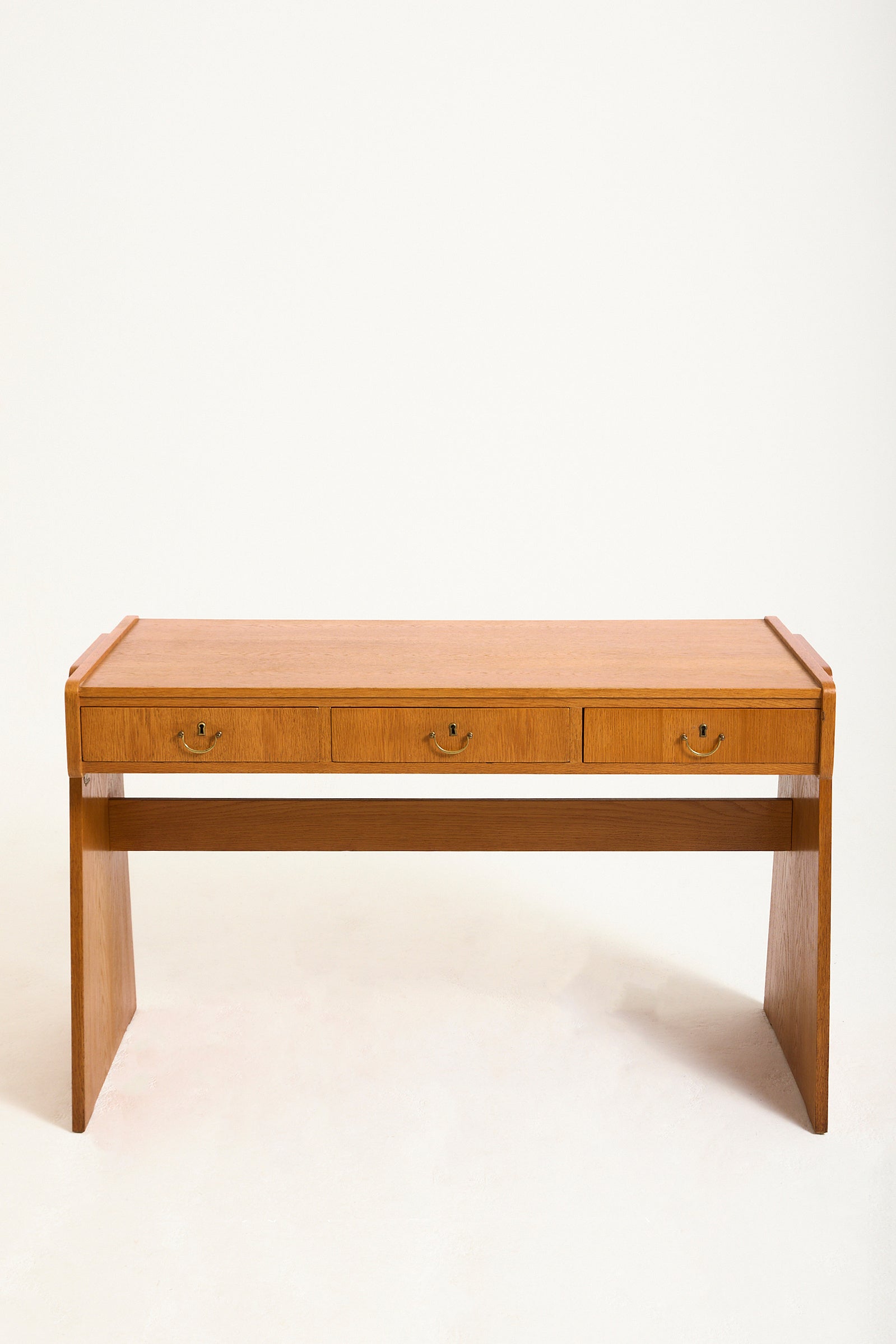 Mid-Century Modern Oak Desk