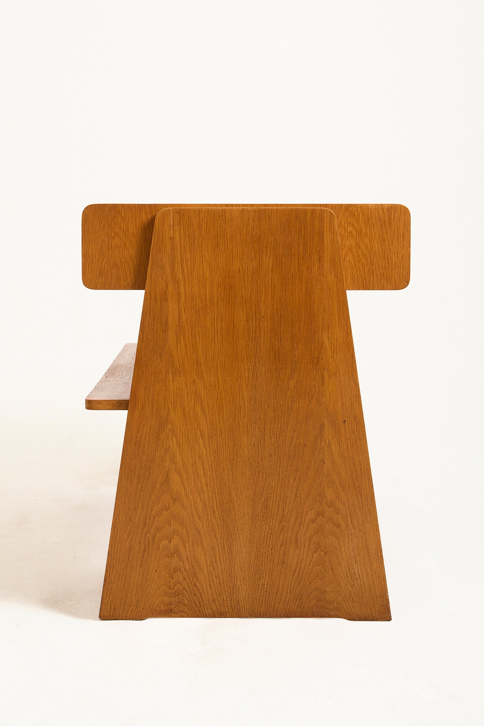 Mid-Century Modern Oak Desk