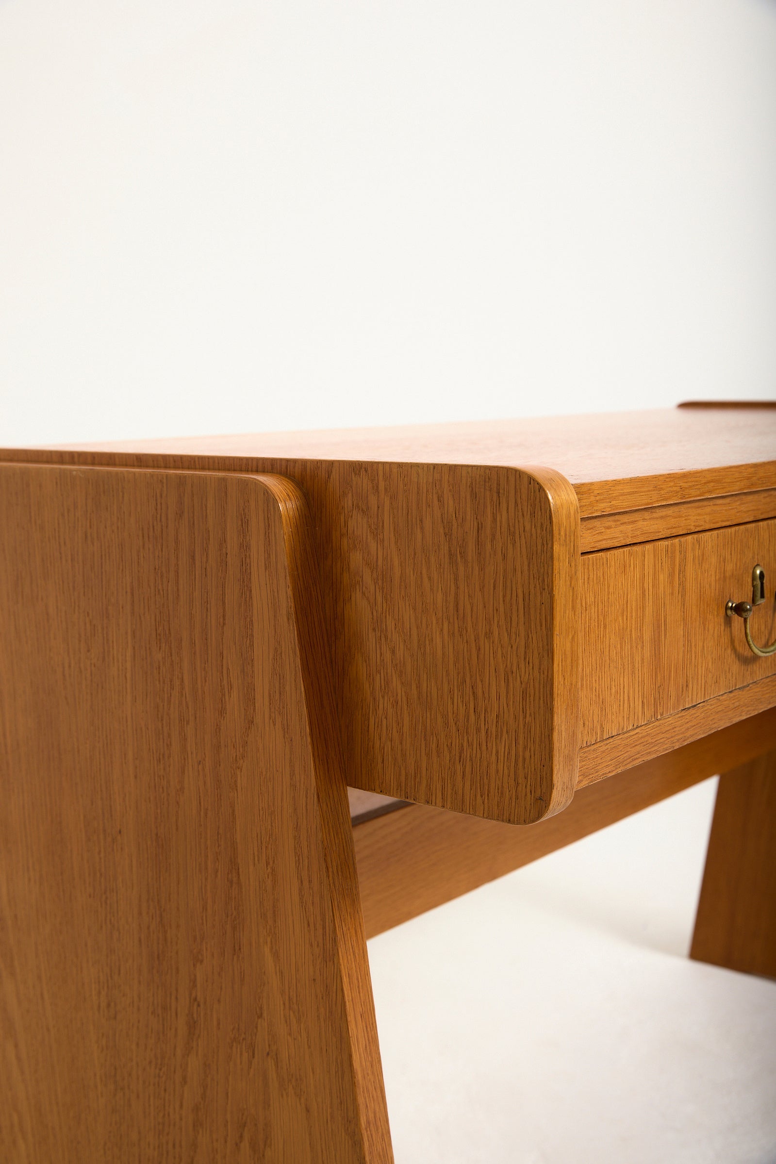 Mid-Century Modern Oak Desk