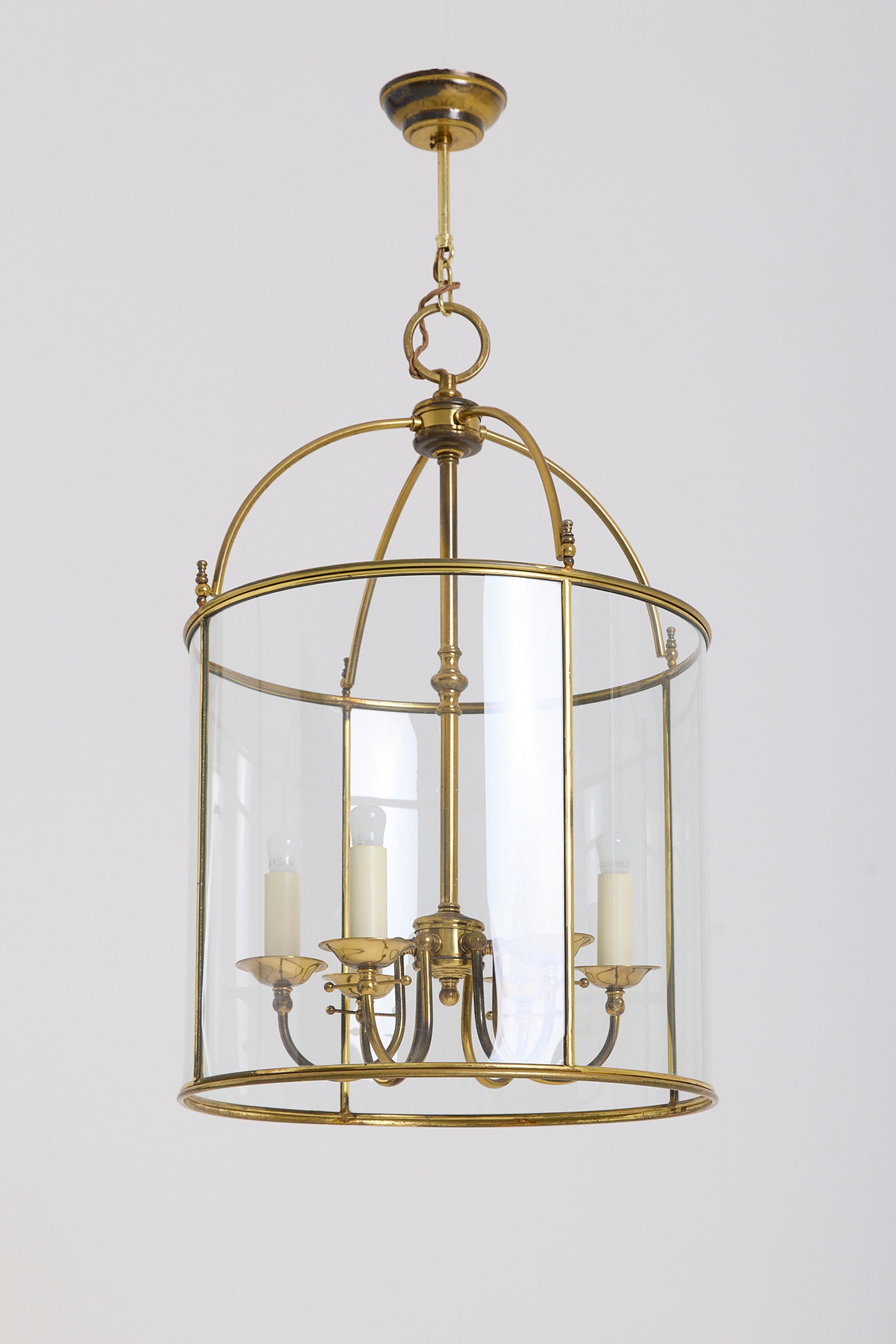 9891- Large Brass Lantern