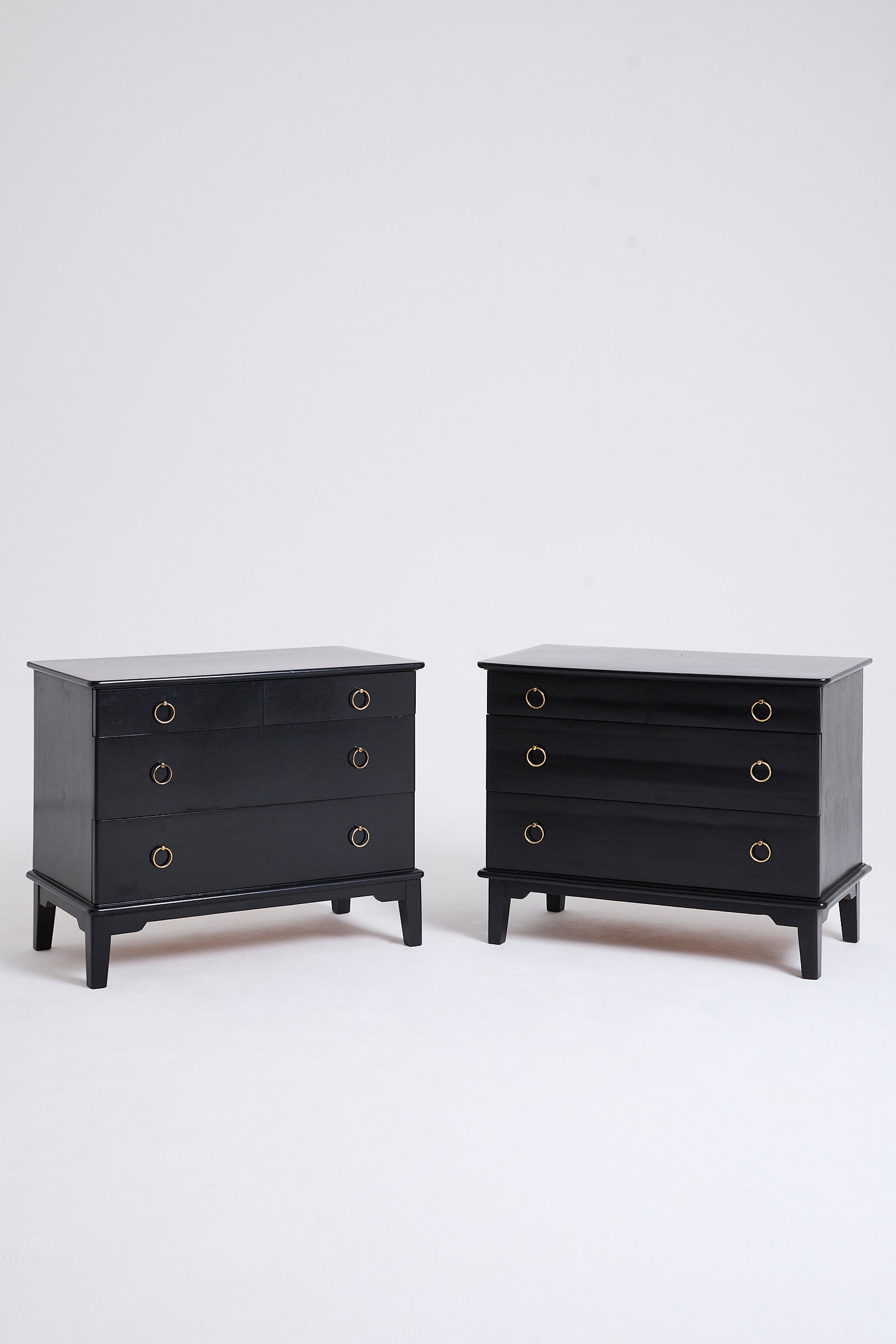9894- Pair of Mahogany Chests of Drawers