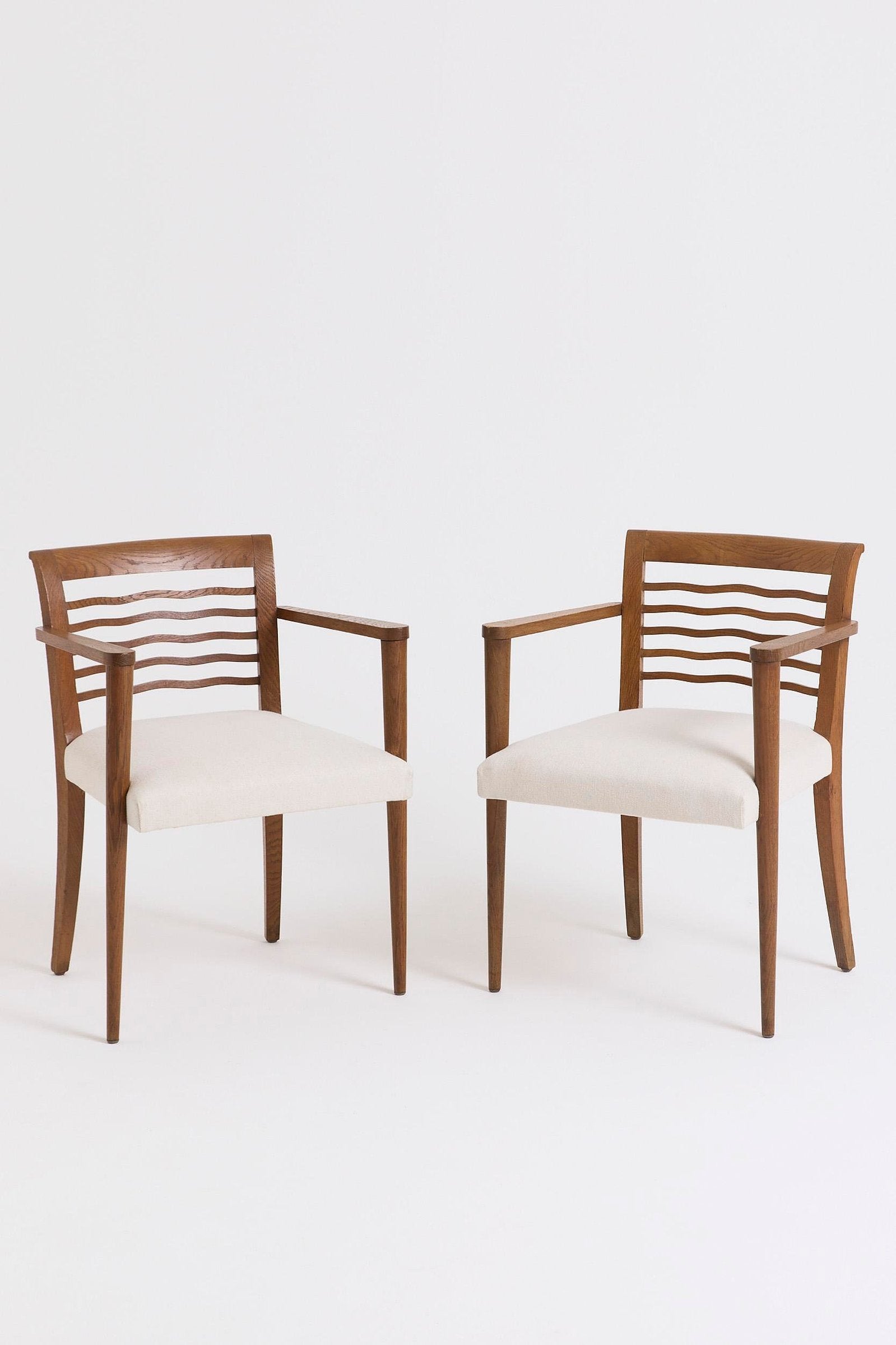 9904- Pair of Mid-Century Armchairs