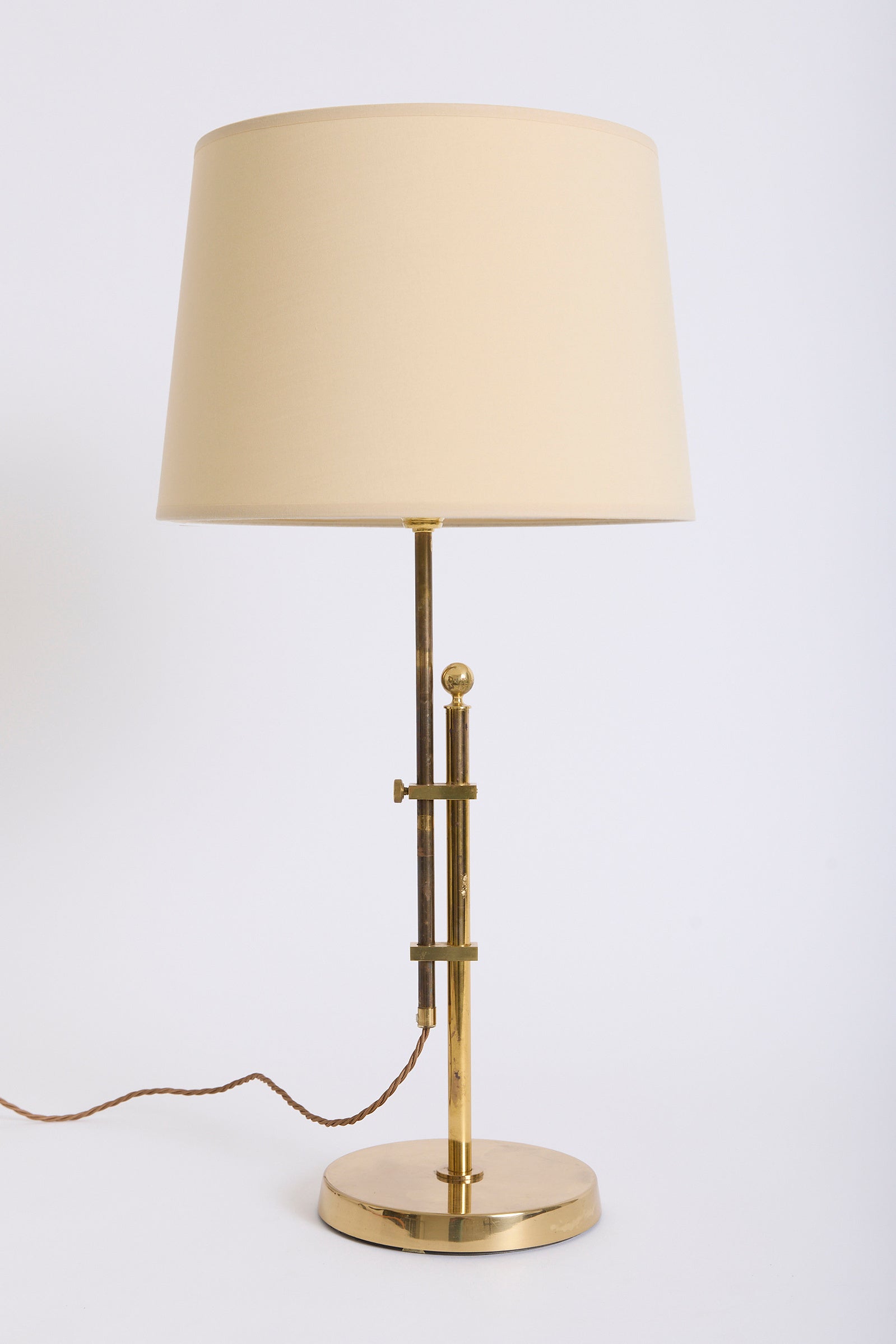Pair of Brass Table Lamps by Bergboms