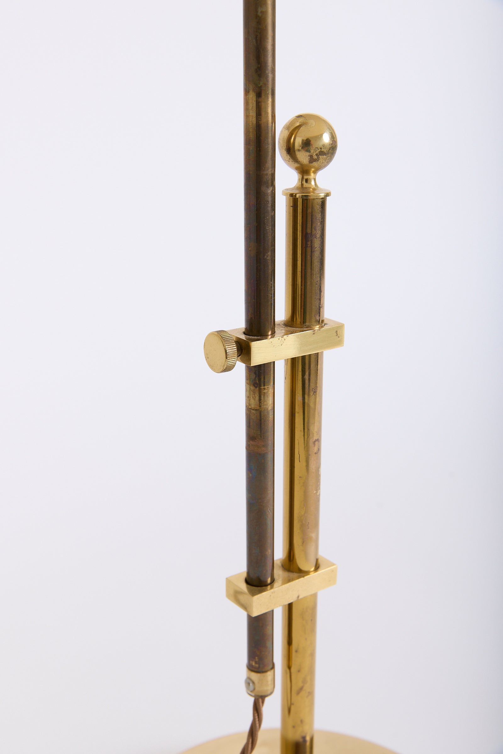 Pair of Brass Table Lamps by Bergboms