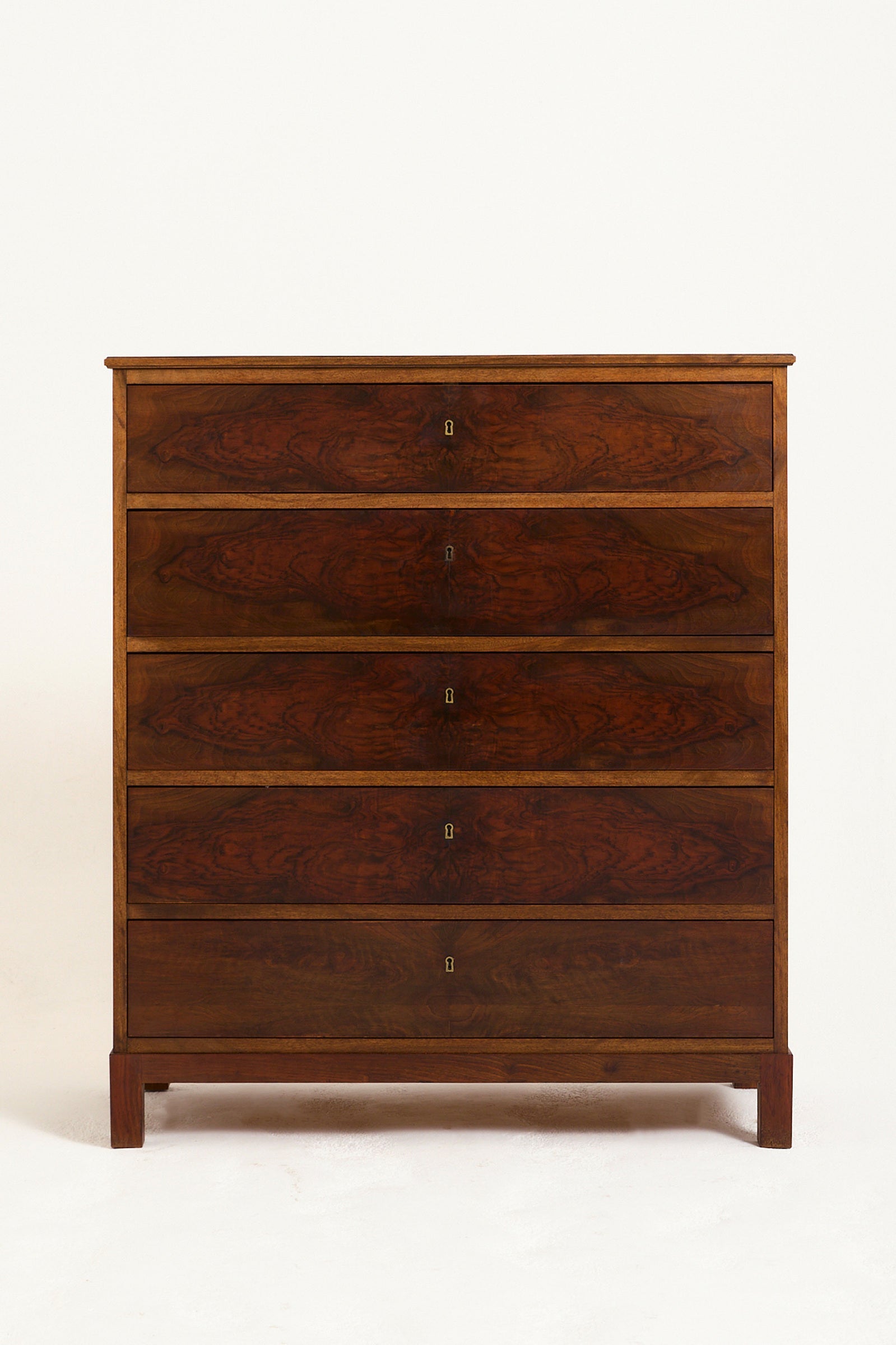 9918- Mid-Century Rosewood Chest of Drawers