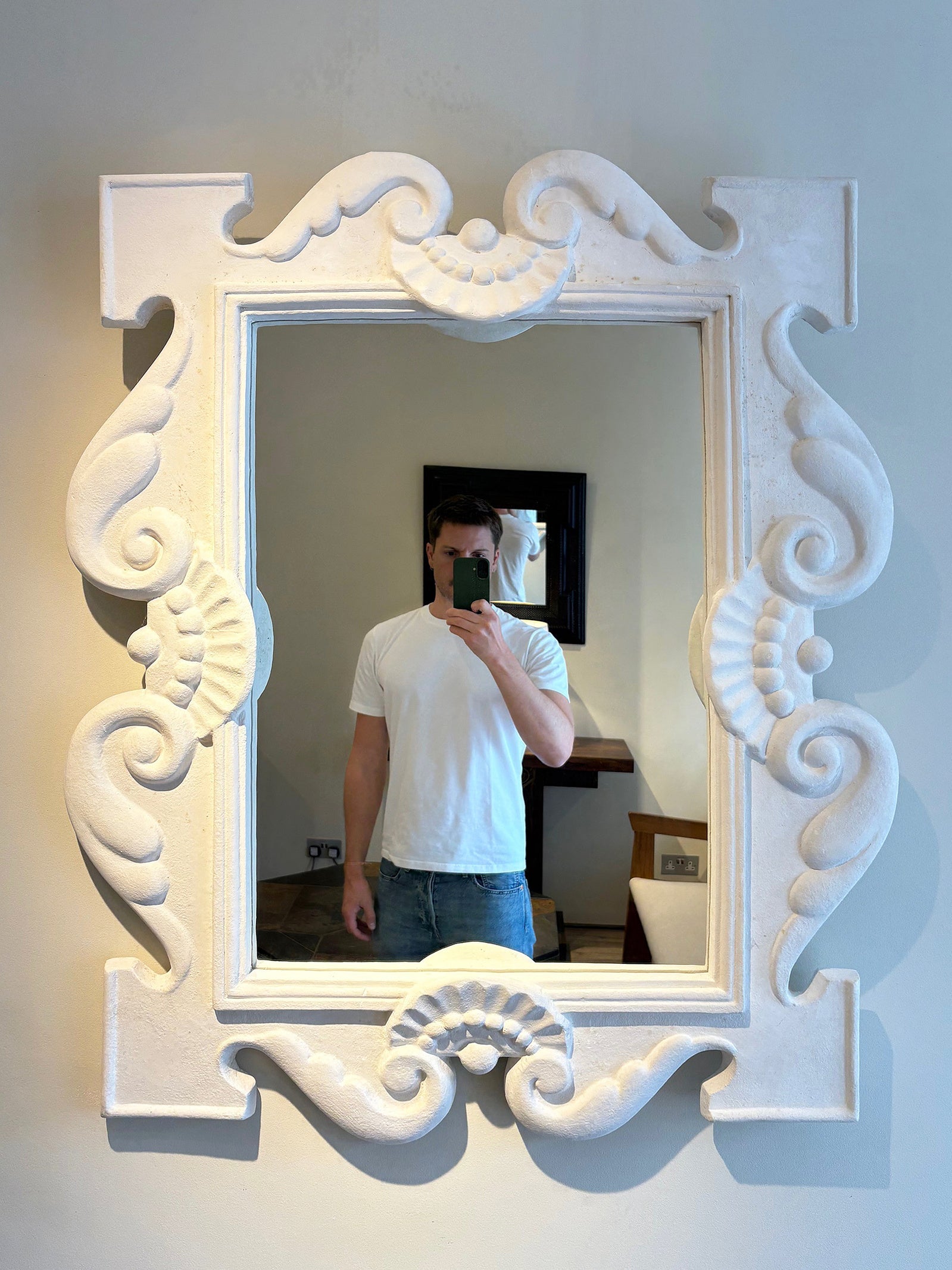 Plaster Mirror after Serge Roche (1898-1988)