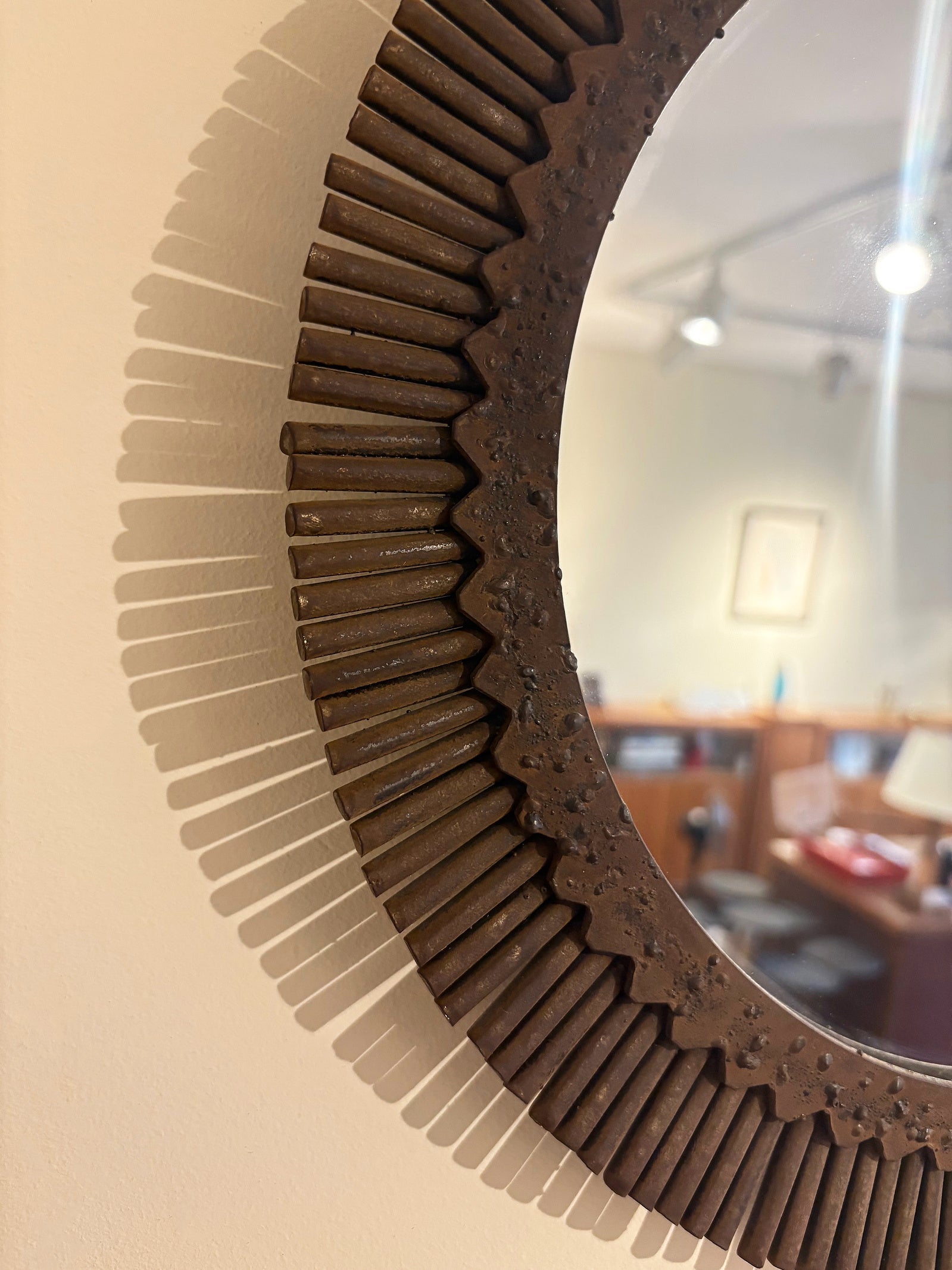 Mid-Century Sunburst Mirror