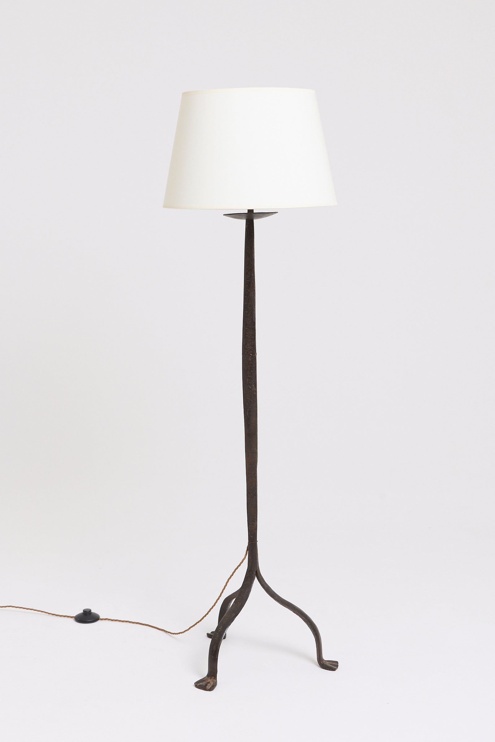 Mid-Century Iron Floor Lamp