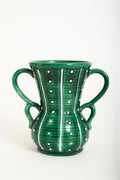 9983- Green Longchamp Ceramic Vase
