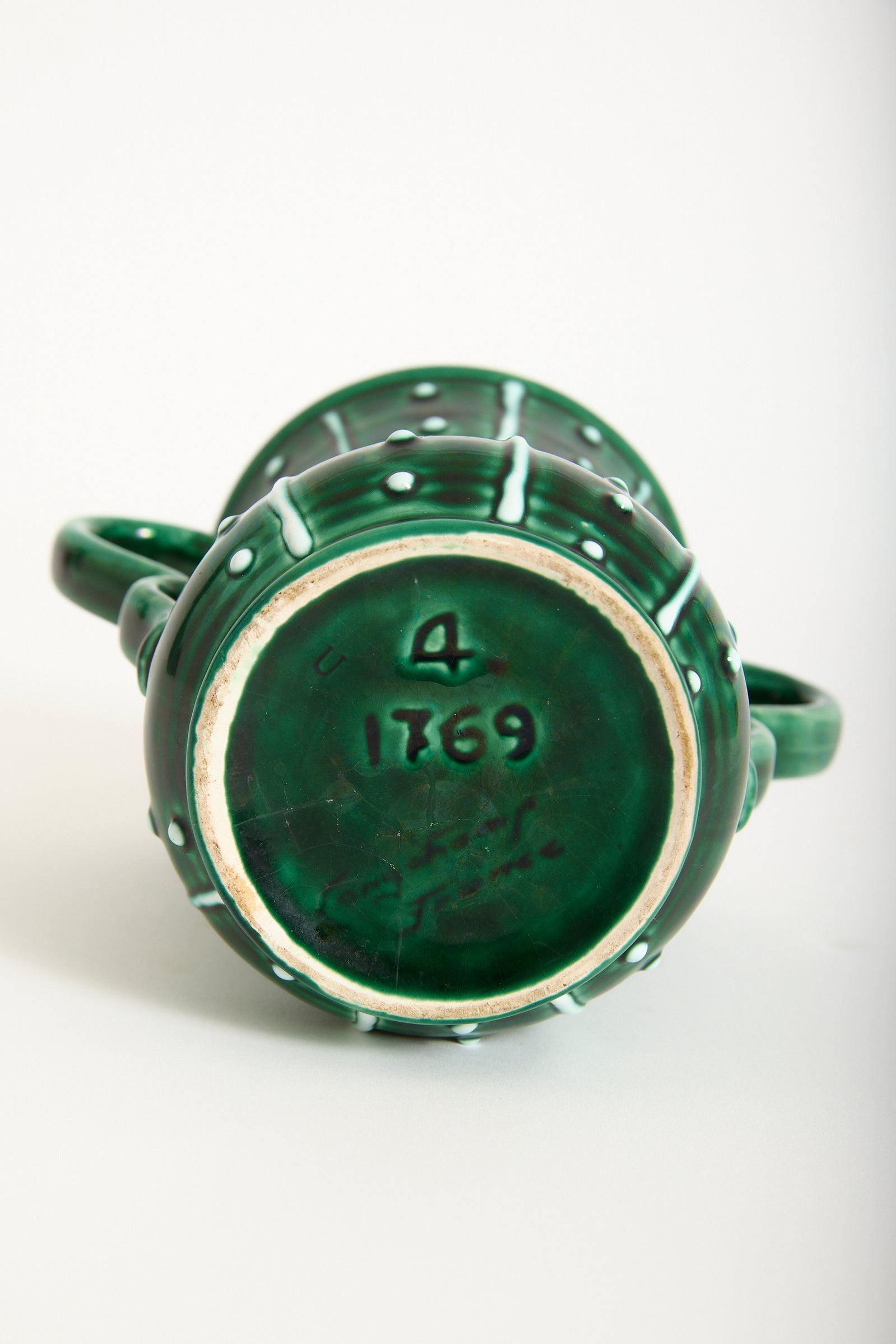 Green Longchamp Ceramic Vase