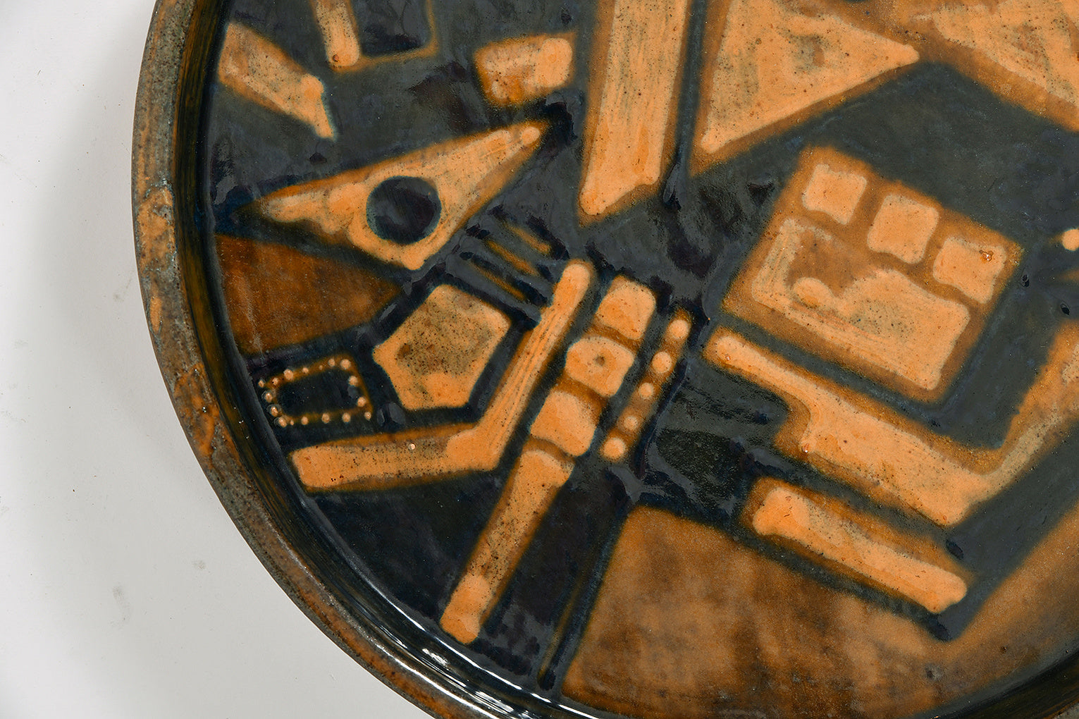 Pair of Cubist Ceramic Wall Plates by Noguerra, 1969