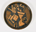 Pair of Cubist Ceramic Wall Plates by Noguerra, 1969